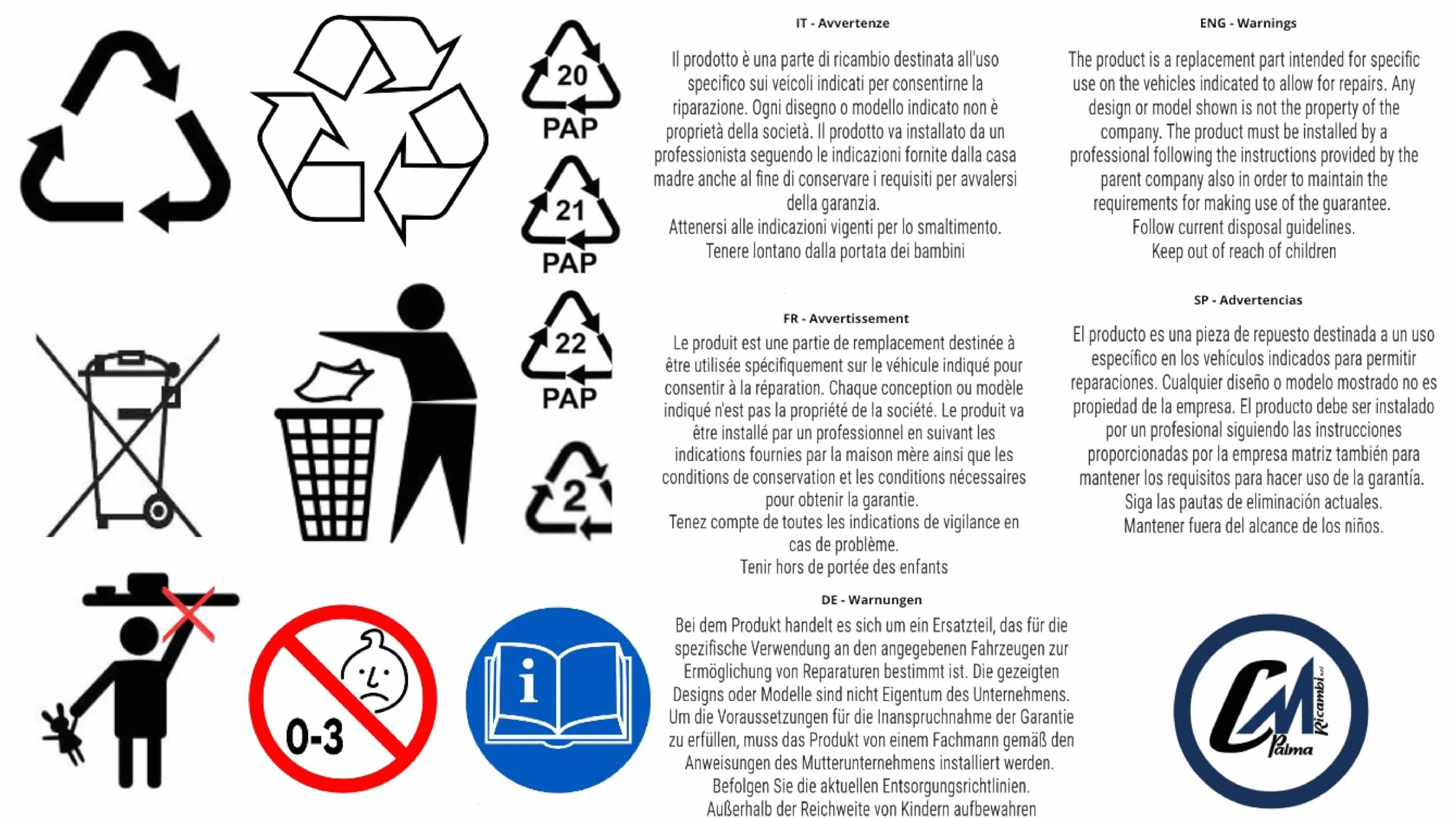 KIT 4 AMMORTIZZATORI ANTERIORI E POSTERIORI 4 CUFFIE TAMPONI SUPPORTI PUNTO 199