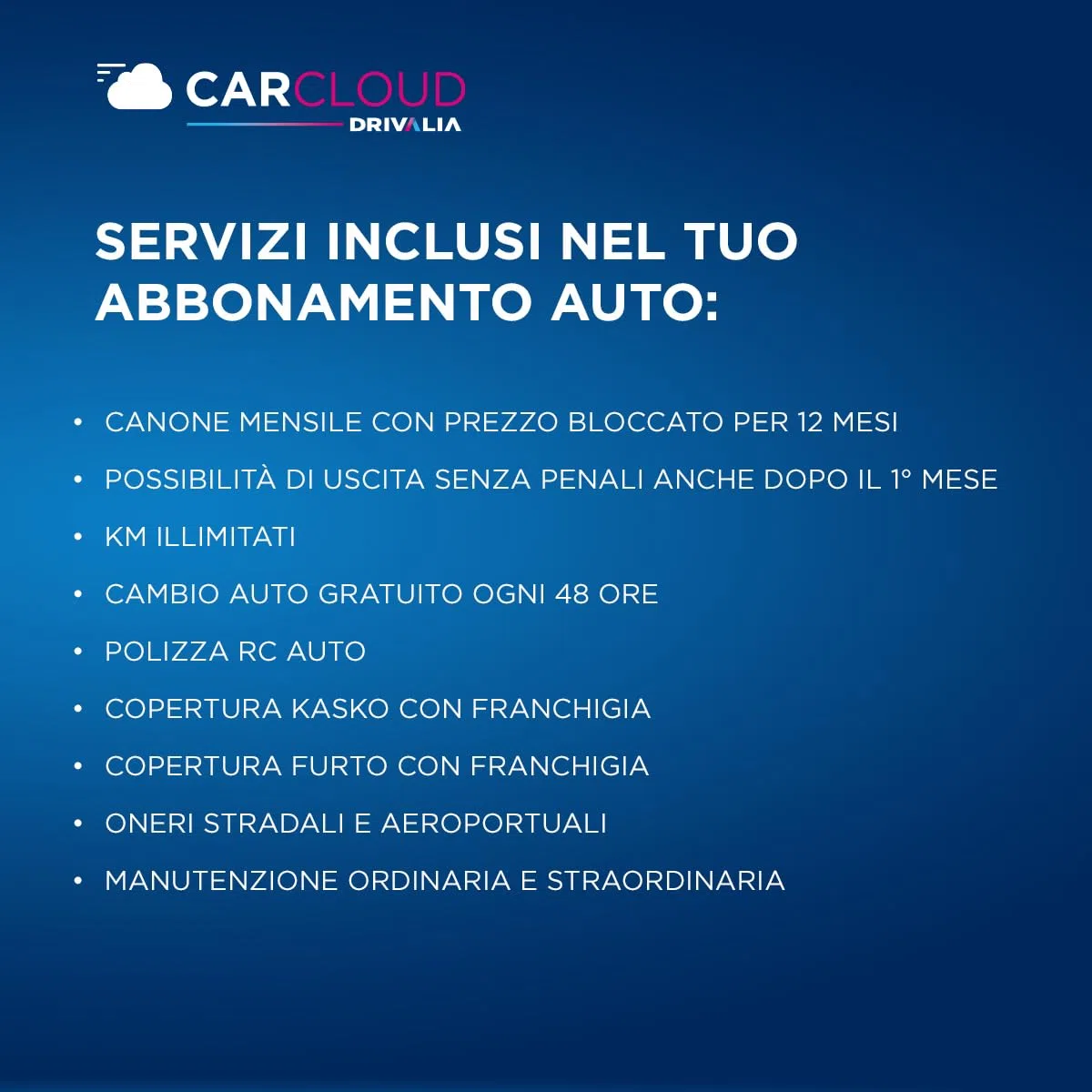 DRIVALIA Iscrizione noleggio in abbonamento CarCloud MG Marvel R Electric Plus