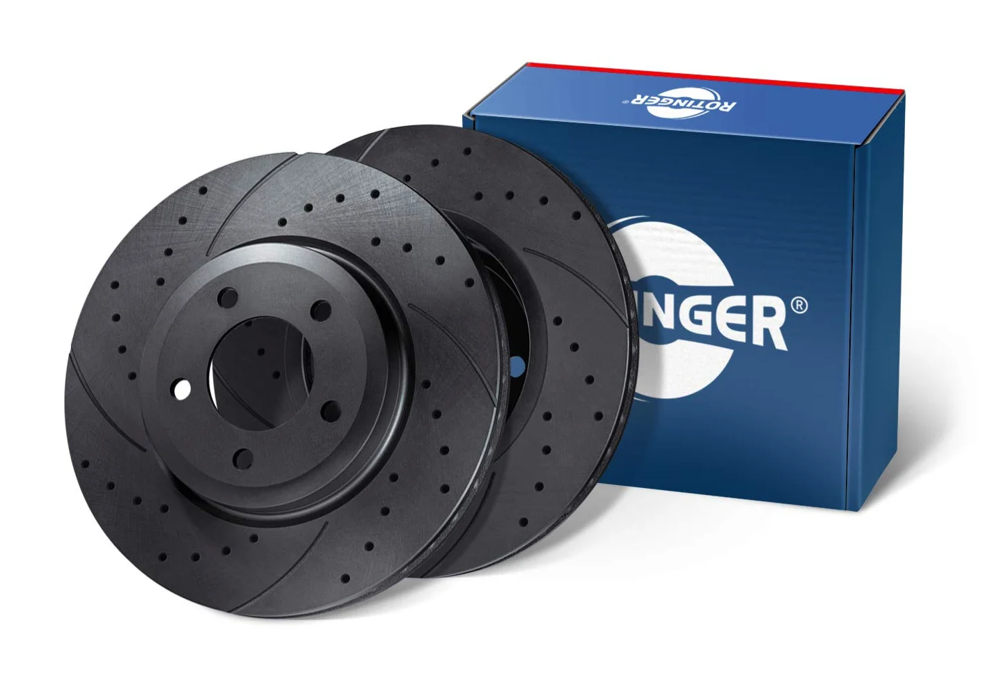 ROTINGER Rotori disco freno (asse anteriore, Set di 2 pezzi) Con rivestimento anticorrosione, RT 22295-GL T5