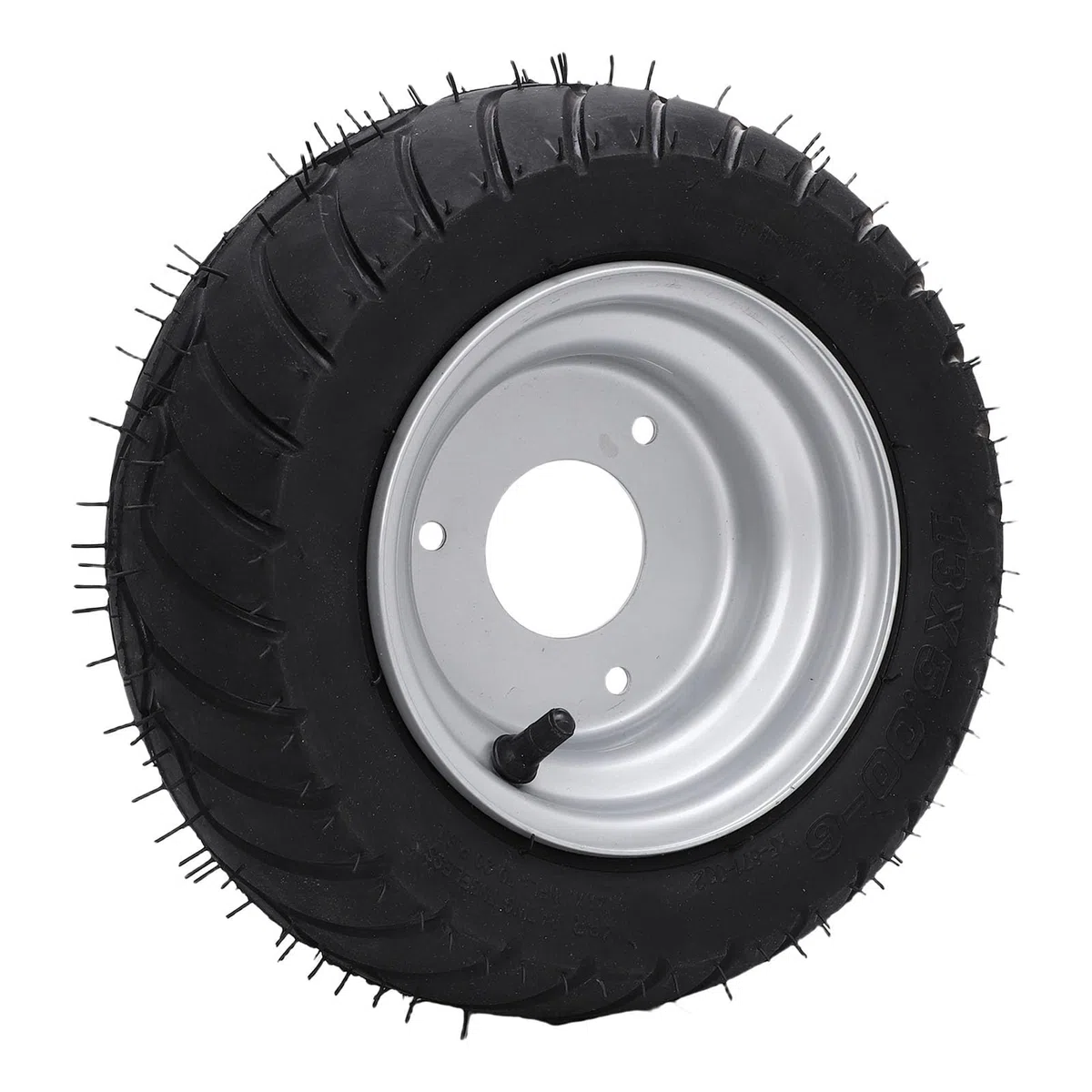 13x5.00-6 13/5.00-6 Pneumatico 6 pollici Antiscivolo e gruppo ruota con cerchione per ATV Quad Off Road Go Kart Cart Mini tosaerba