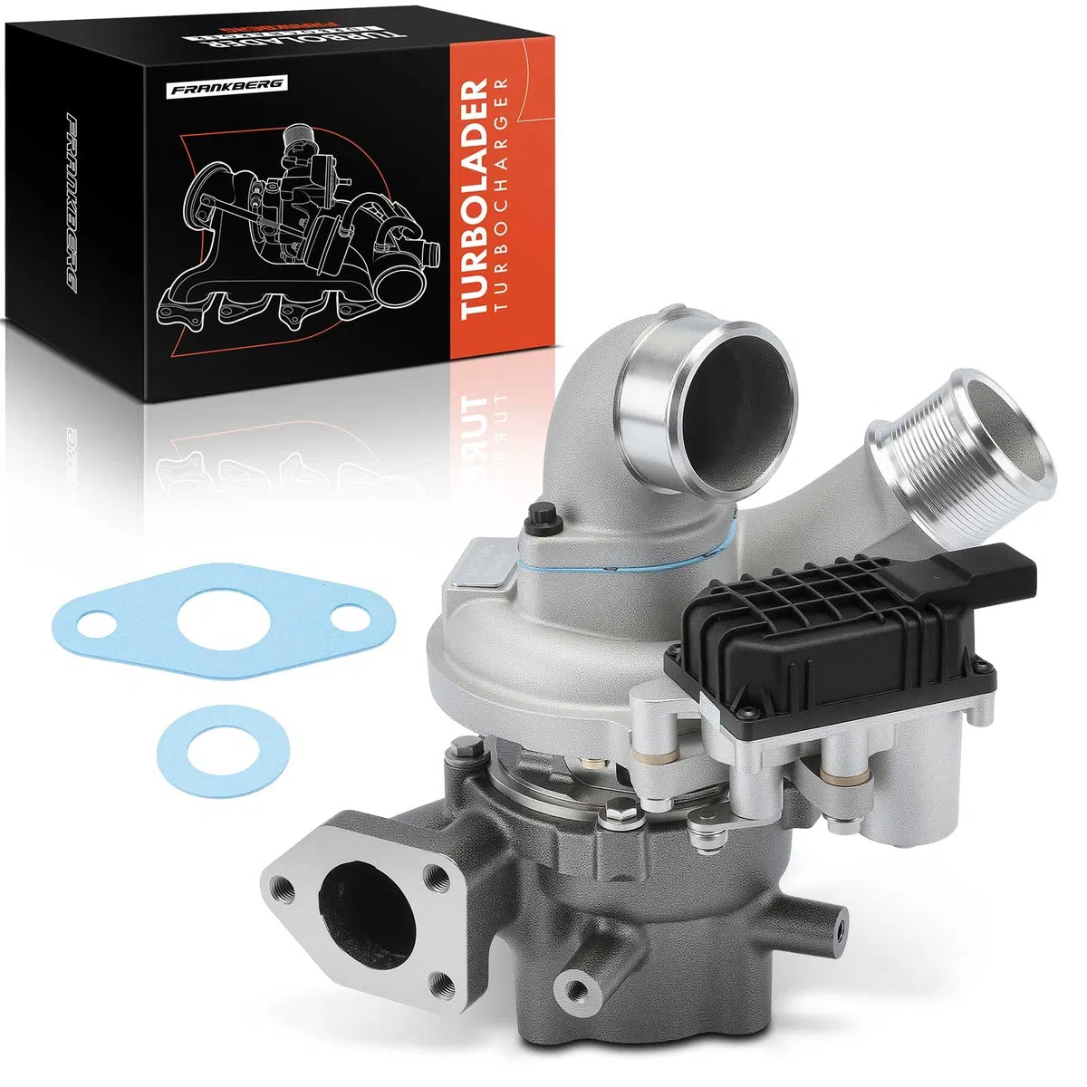 Frankberg Turbocompressore Gas di scarico Turbocompressore Diesel | Compatibile con: Sorrento I Van JC, H-1 Pianale/Telaio, H350 pianale/telaio, H-1 Box A1, Autobus H350, Sorrento I JC, H-1