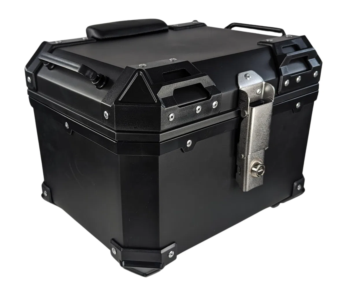 mlink Bauletto Moto Universale 36L con Schienale Lombare Integrato ABS Nero Opaco Serratura a Chiave Carico Max 15kg
