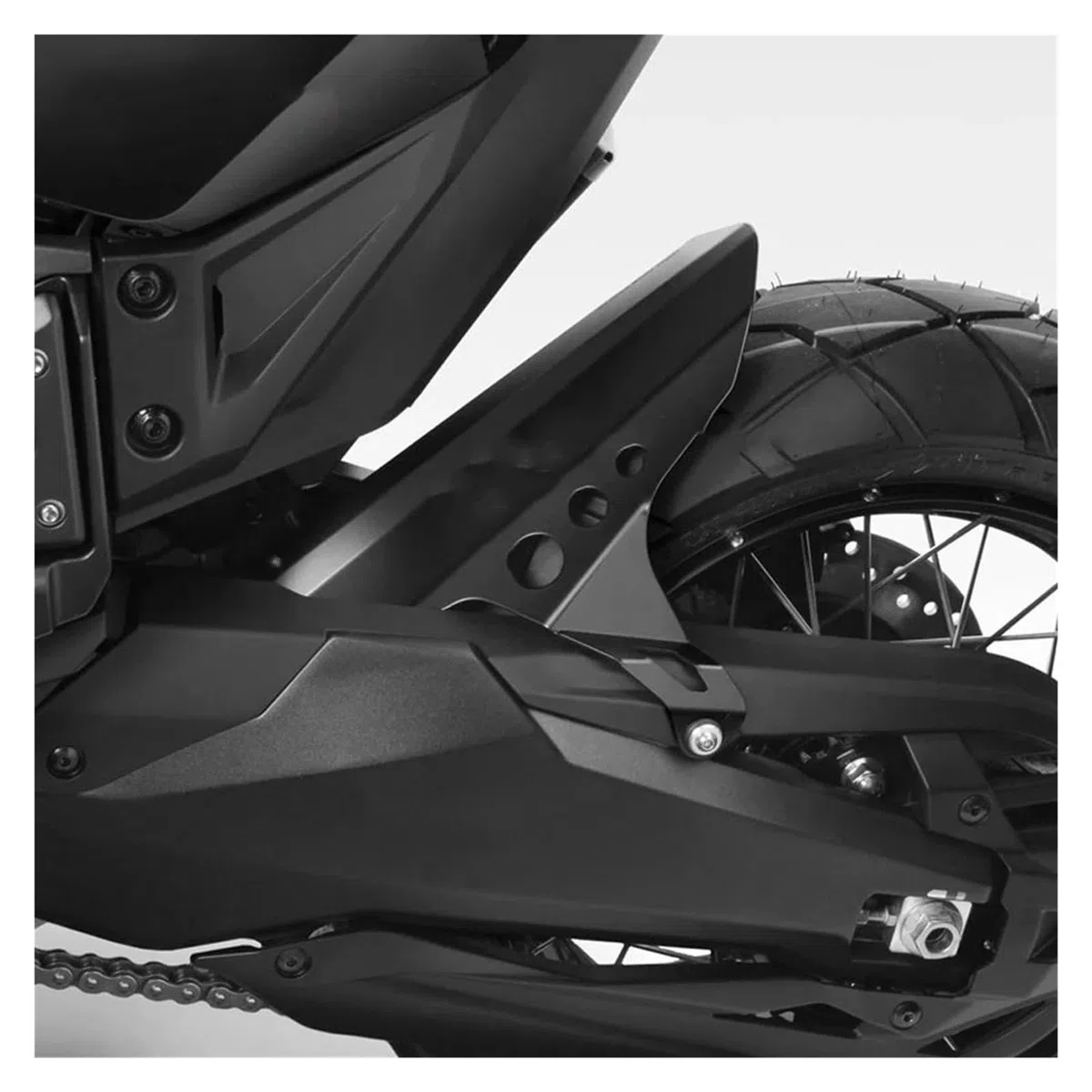 2025 2026 Compatibile con HONDA X-ADV 750 X-ADV750 Accessori for moto Parafango posteriore in alluminio Paraspruzzi XADV XADV750 25(XADV750 logo)