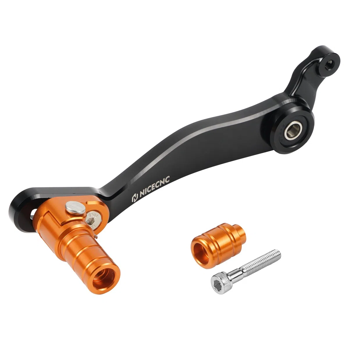 NICECNC Leva del cambio estesa regolabile compatibile con 790 Adventure R 2019-2021, 890 Adventure R/R Rally 2021-2024, compatibile con Husqvarna Norden 901 2022-2024, arancione, vedi montaggio