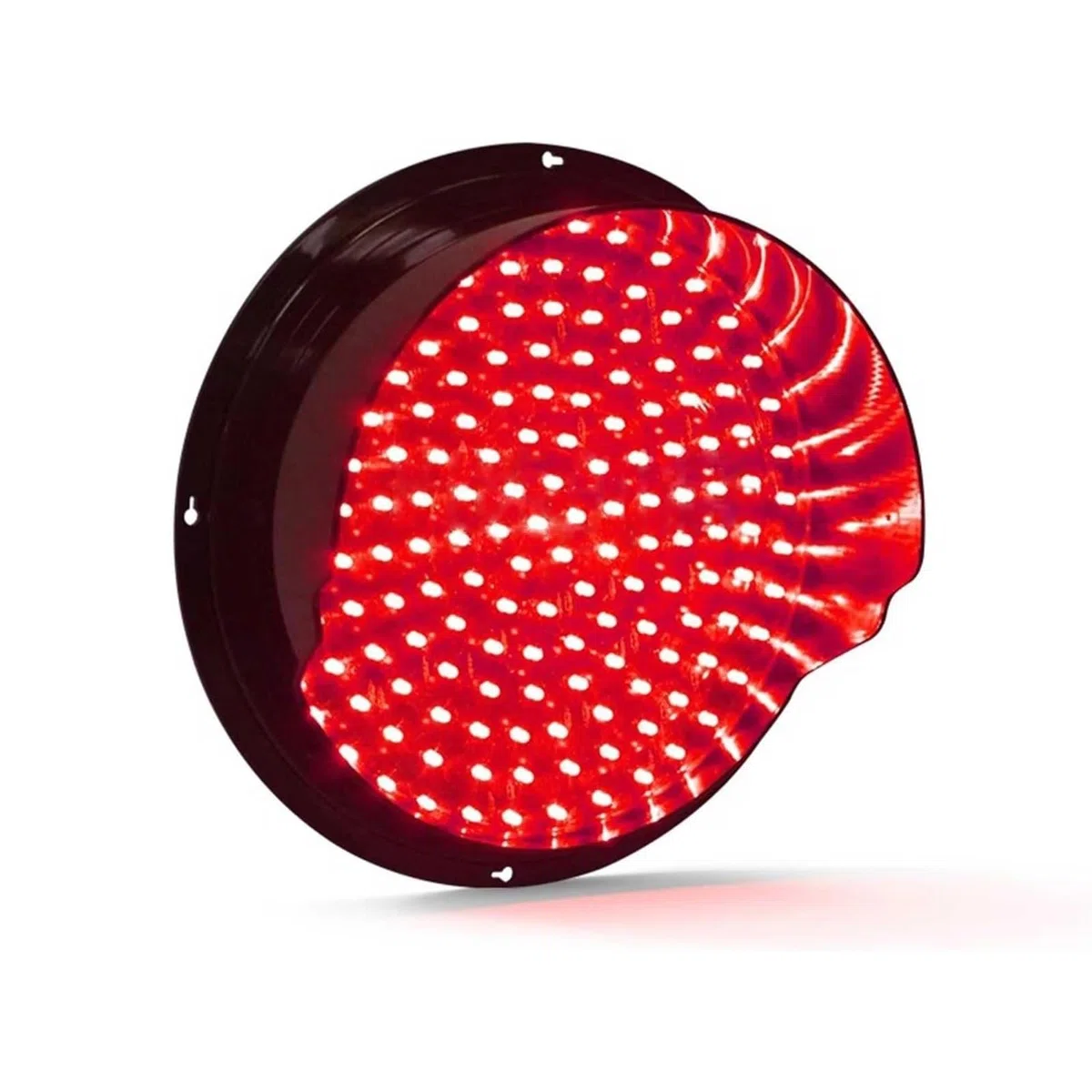 Semaforo a LED 12/24 V CC, Luce di parcheggio for banchine di carico, Luce di Segnalazione Impermeabile IP67 da Parete, for Strade, caselli autostradali, terminali(Red,300mm/12in)