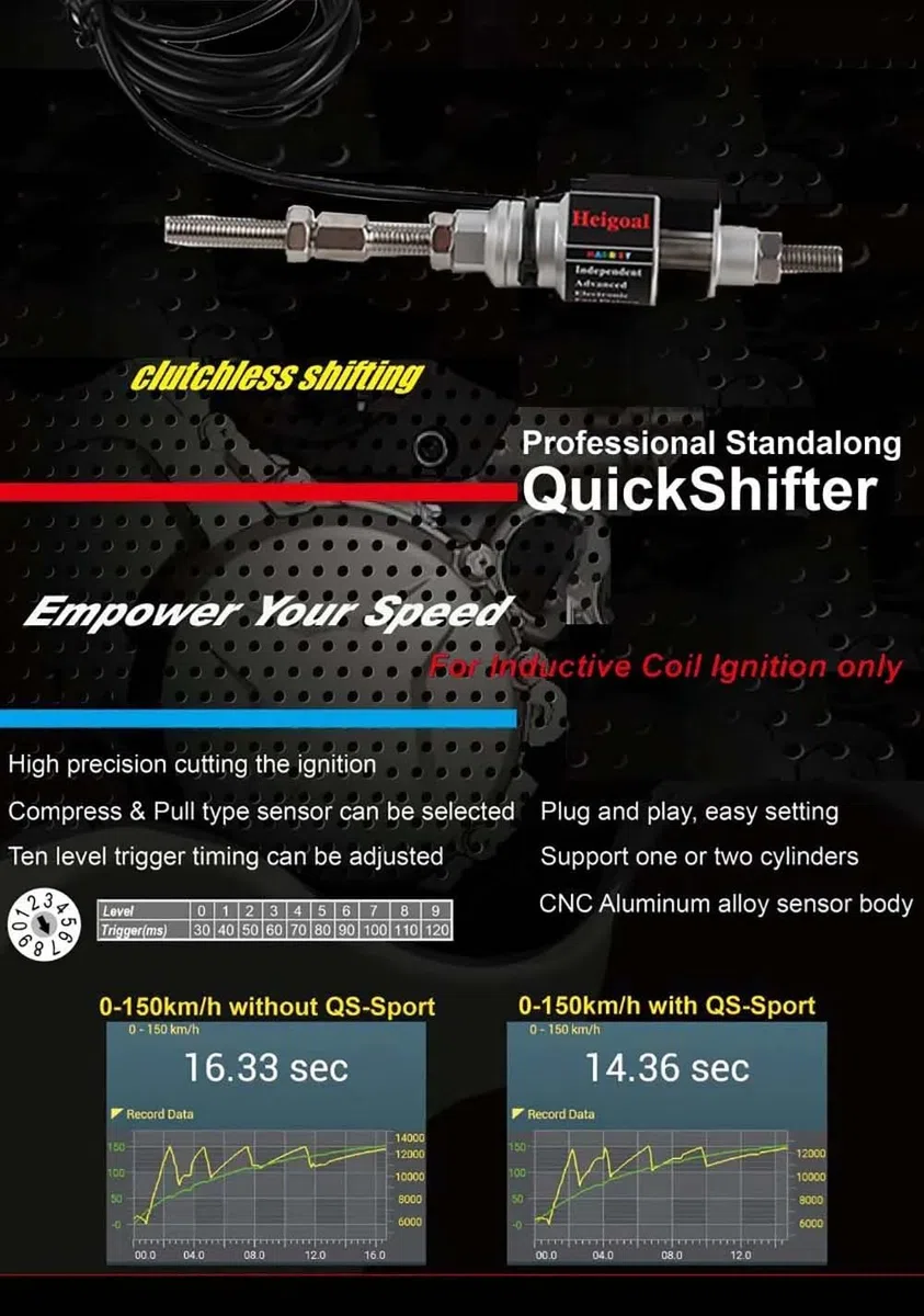 Sistema di cambio rapido per motocicletta QuickShifter Cambio rapido elettrico One Way compatibile con Kawasaki Z900 Z 900 2017 2018 2019 2020 2021 2022 2023 2024 Z650 Z800 Ninja Z1000