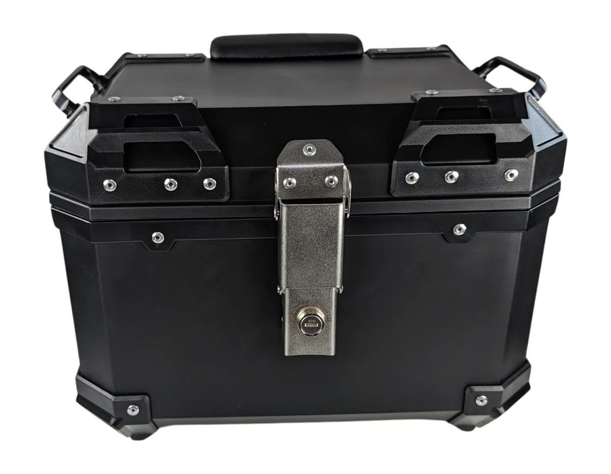 mlink Bauletto Moto Universale 36L con Schienale Lombare Integrato ABS Nero Opaco Serratura a Chiave Carico Max 15kg