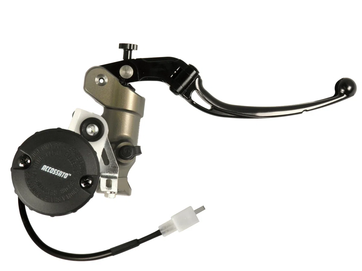 Pompa freno Accossato radiale anteriore 19X18 in alluminio anodizzata naturale per Ducati Monster 797 dal 2017 al 2020 (CC 803)