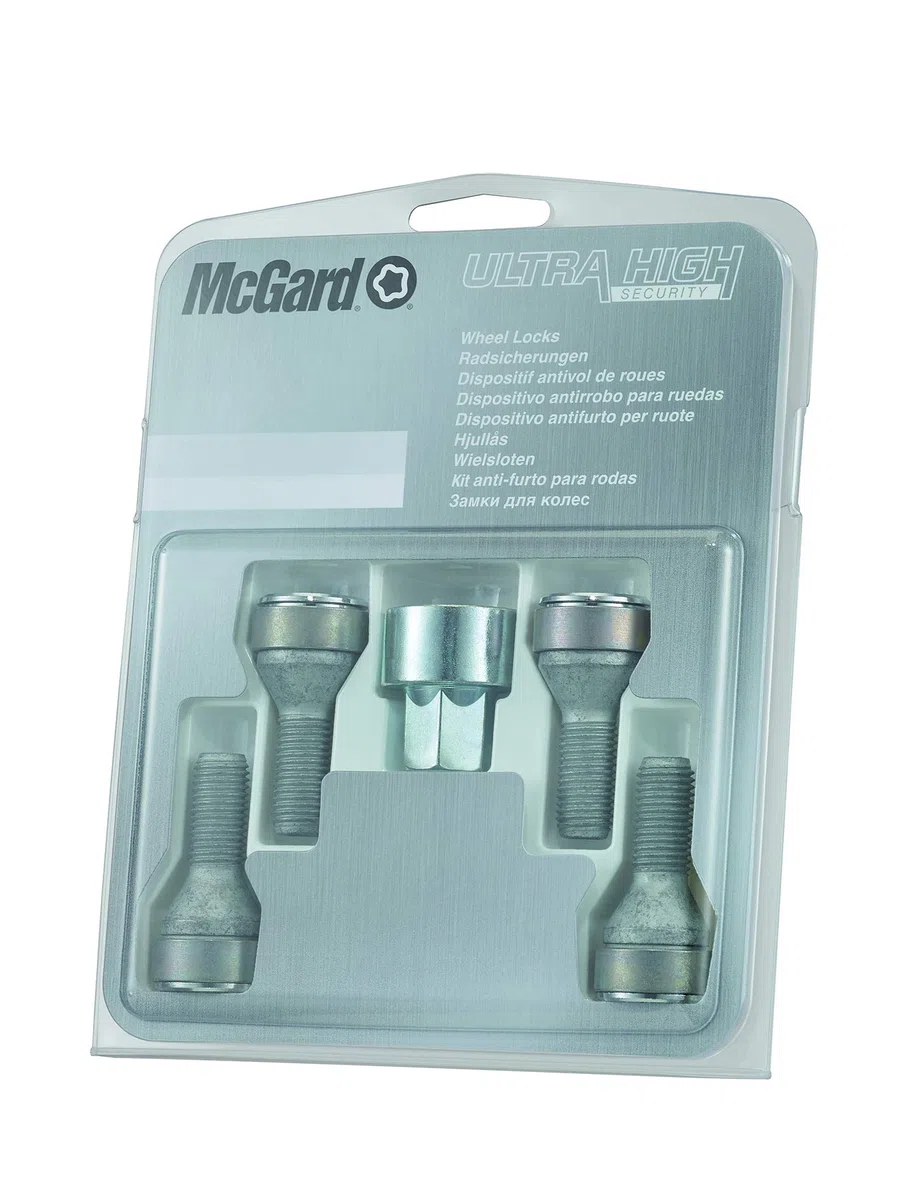 McGard 27179SL Ultra High Security - Dispositivi di bloccaggio per ruote, M12x1.5, lunghezza del fusto 26,4 mm