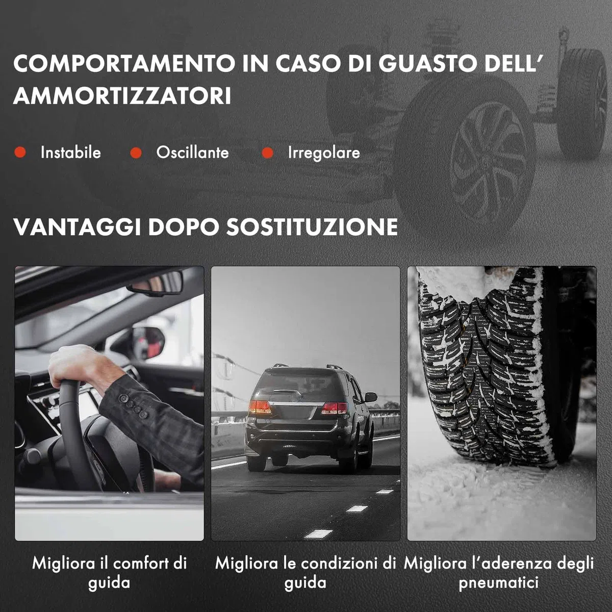 Frankberg 2x Ammortizzatori per sospensioni Ammortizzatori per telaio Anteriore sinistro destro 521mm Pressione del gas Compatibile con Serie 3 Touring E91 Serie 3 E90 Serie 3 Cabriolet E93 310982