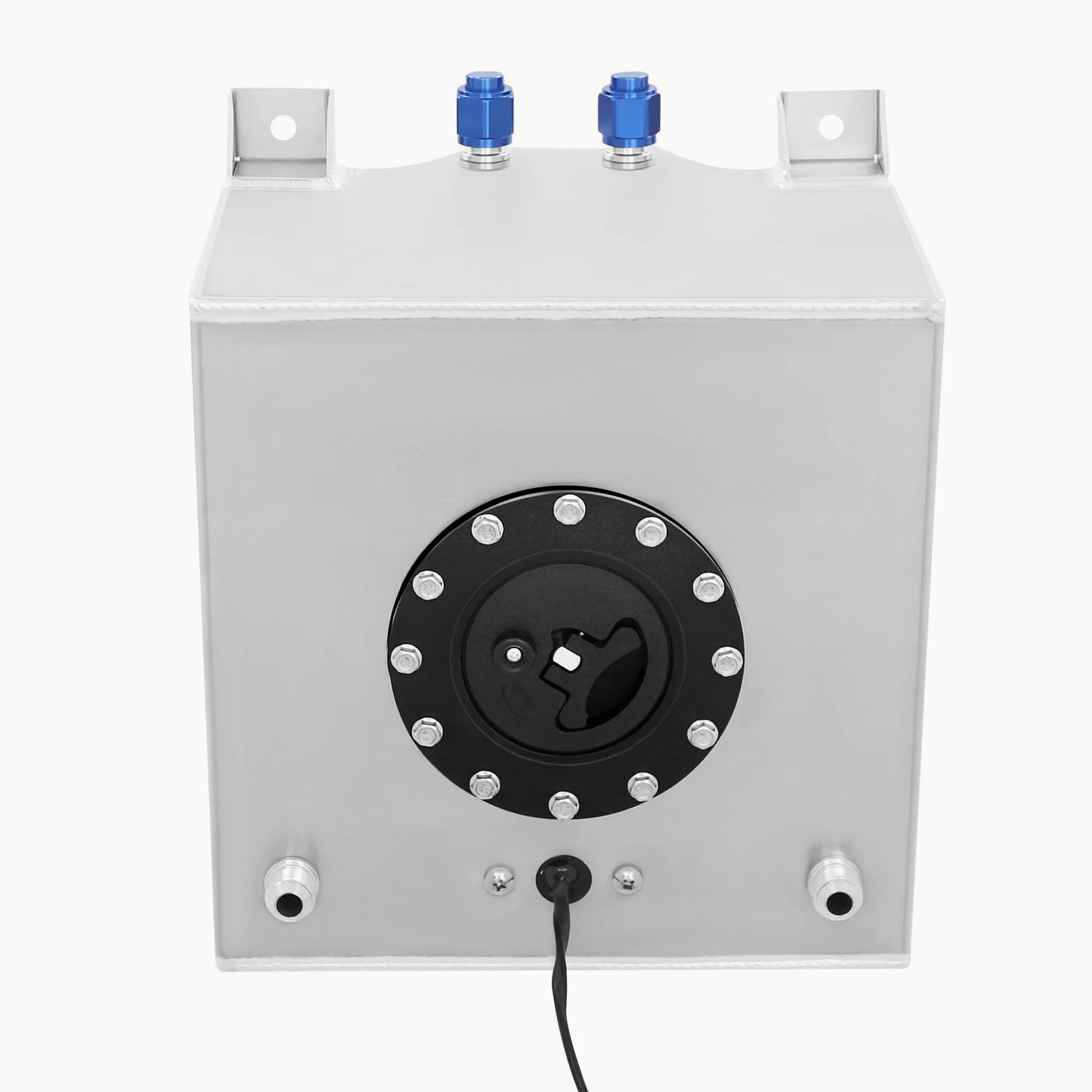 MINRS Serbatoio carburante universale in alluminio 20 l con sensore di livello dell'olio 0-90 Ohm per motorsport e motorismo