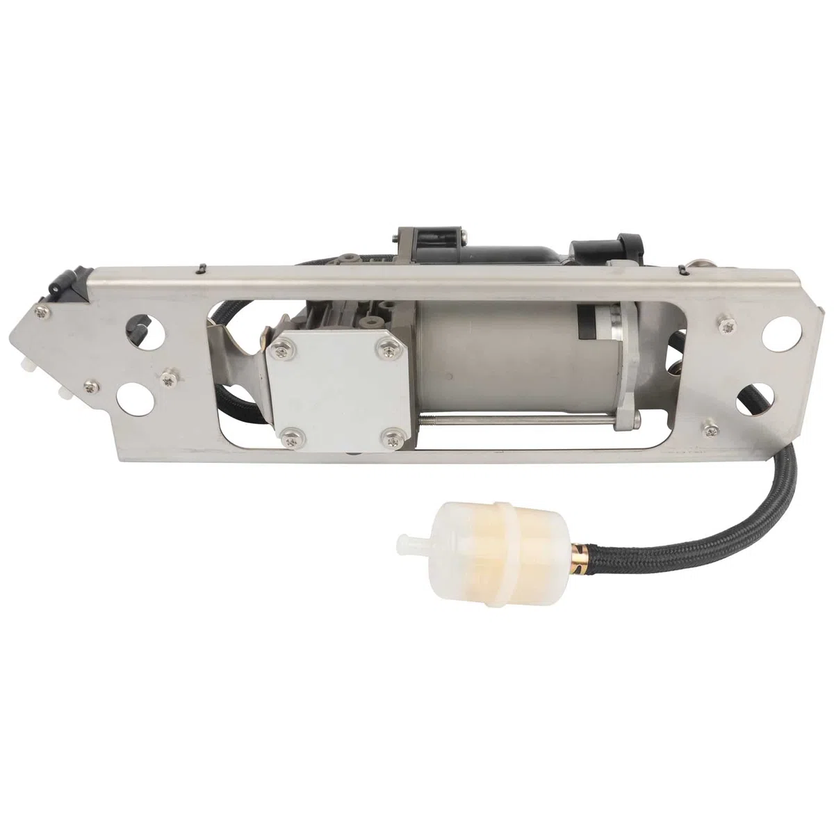 Bisenya Pompa compressore a molla ad aria con supporto 37106793778 37206792855 compatibile con 5 Touring E61 2004-2010