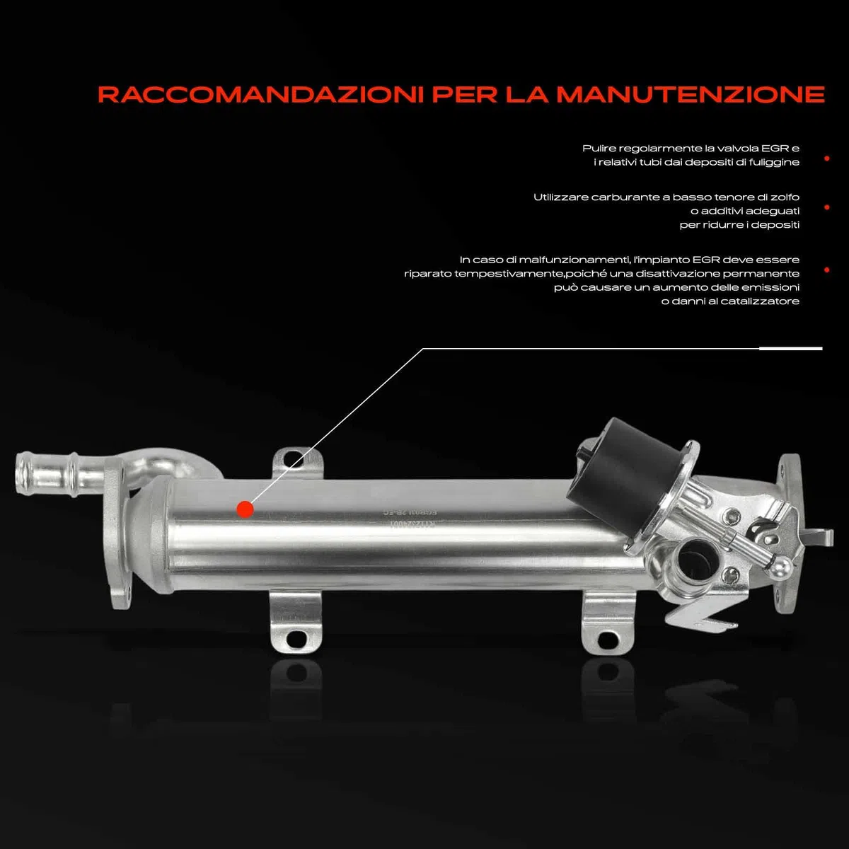 Frankberg Valvola EGR Radiatore Ricircolo dei gas di scarico Compatibile con Beetle Cabriolet III CC Golf III 2.0L Diesel 2003-2021 03L131512B