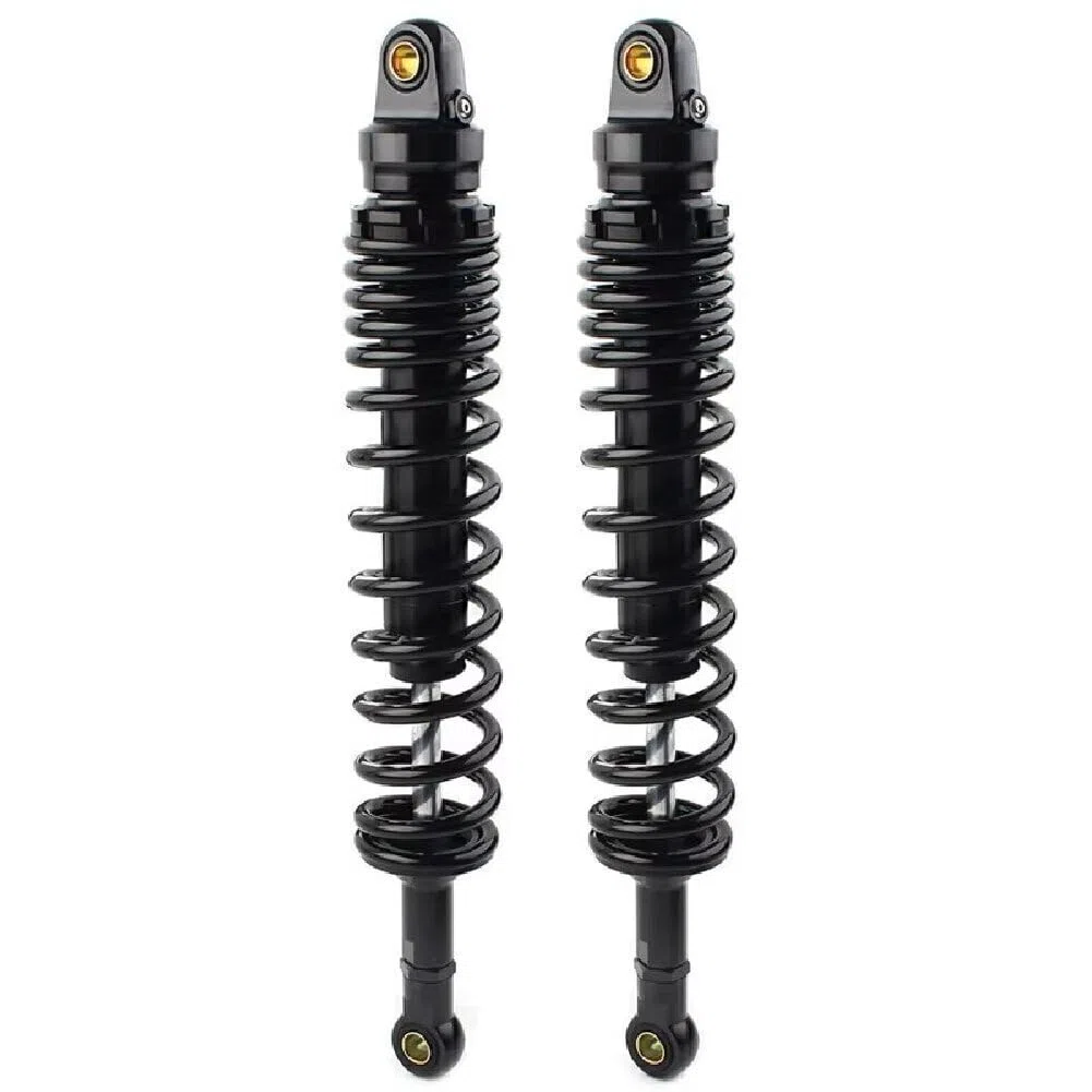 Universale Ammortizzatori Posteriori 8mm Molla Sospensione per XT500 RM370 SP500 GT550 CB700 CB400 XL185 XL125 ZRX1100 300cc Motorrad Geländefahrzeug ATV 380MM Nero