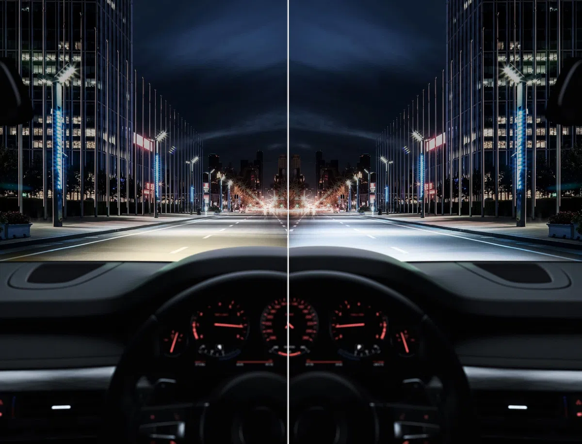 OSRAM NIGHT BREAKER H4-LED fino al 230% di luminosità in più, prima luce anabbagliante e abbagliante omologata per uso stradale