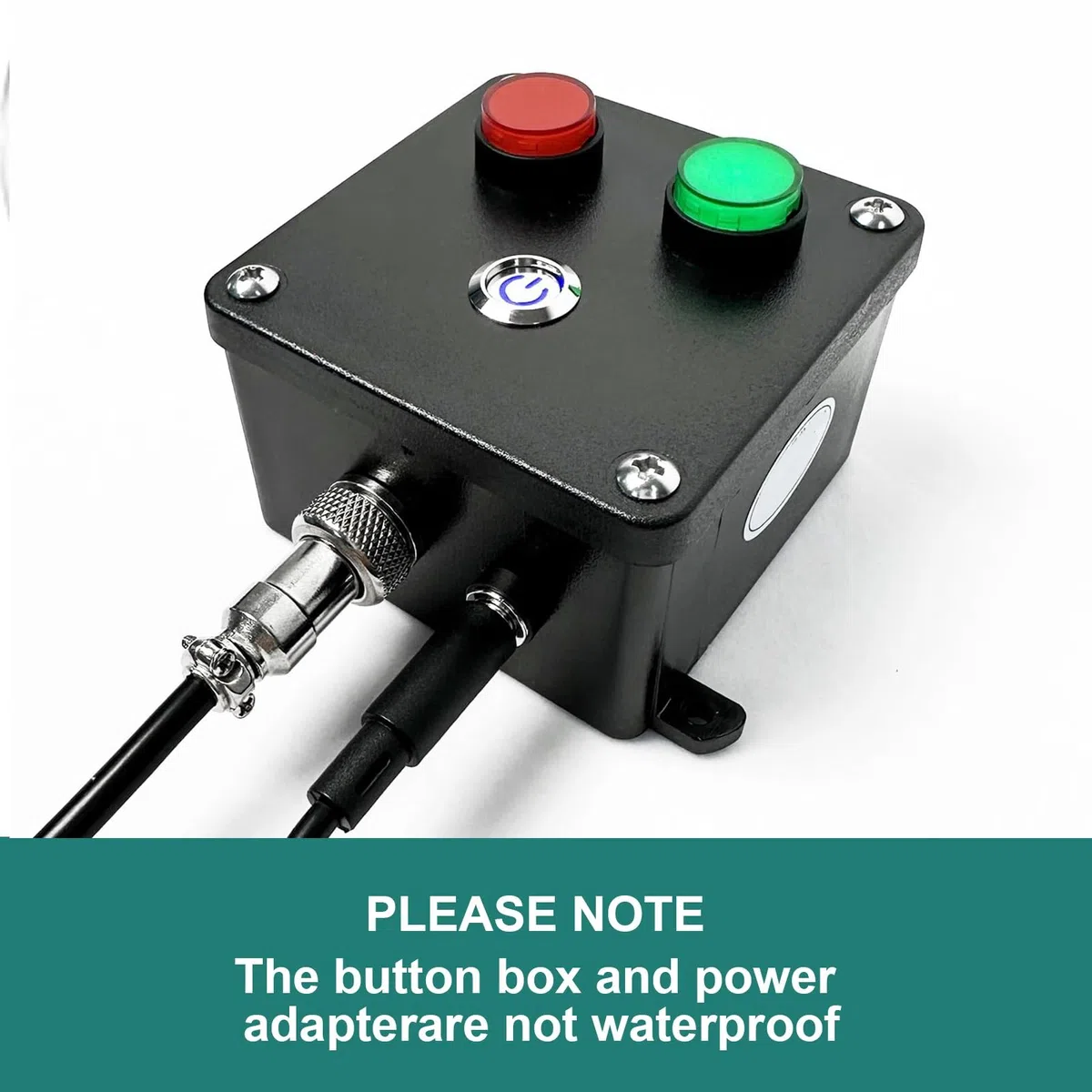 Semaforo Industriale, Stop And Go, semaforo a LED Rosso/Verde for banchine di carico, Controllo a Pulsante, Plug And Play, for incroci, fabbriche, scuole, caselli autostradali(200mm/8in)
