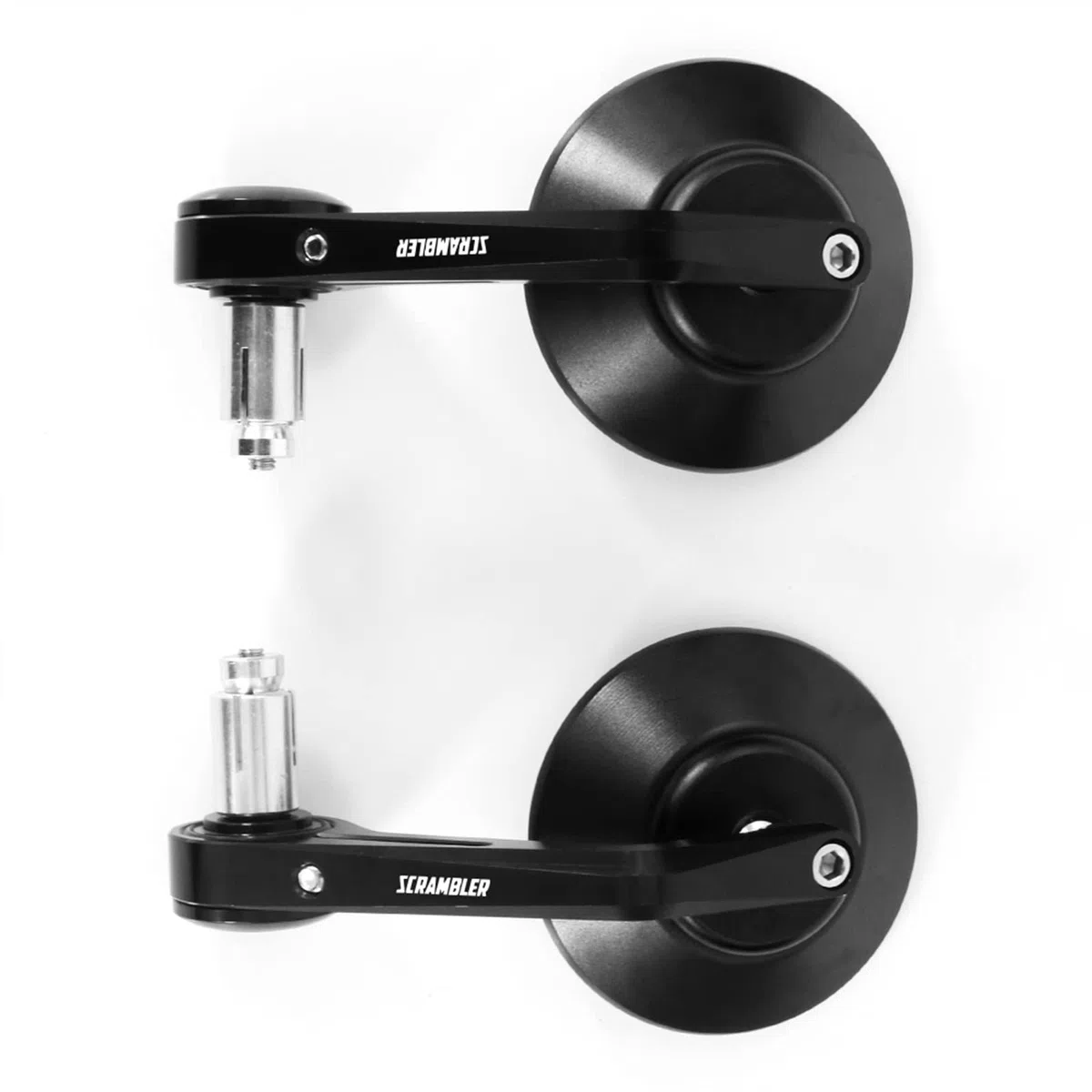 Specchietti per Ducati Scrambler 800 2015 2016 2017 2018 Scrambler 1200 Moto Posteriore Vista Laterale Specchi Maniglia Bar End Specchi (Color : Nero)