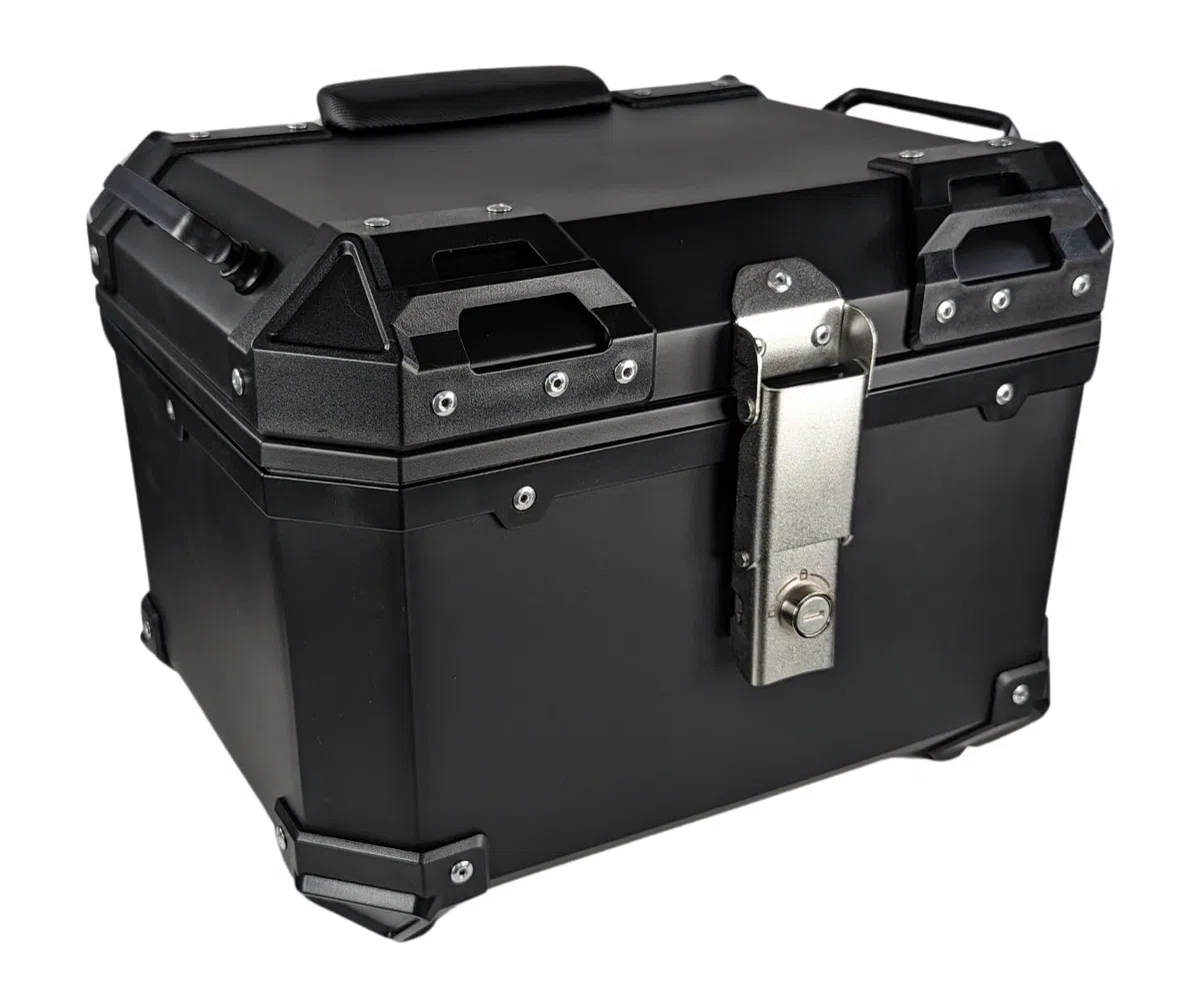 mlink Bauletto Moto Universale 36L con Schienale Lombare Integrato ABS Nero Opaco Serratura a Chiave Carico Max 15kg