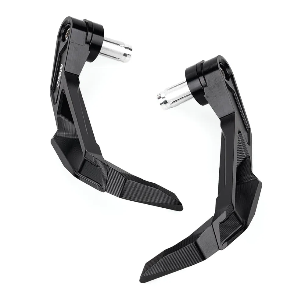 Adatto per Z650 Z 650 Ninja650 Ninja 650 650R 2017-2025 2024 Protezione per manopole in alluminio per moto, leva freno, leva frizione, protezione per manopole (Nero)