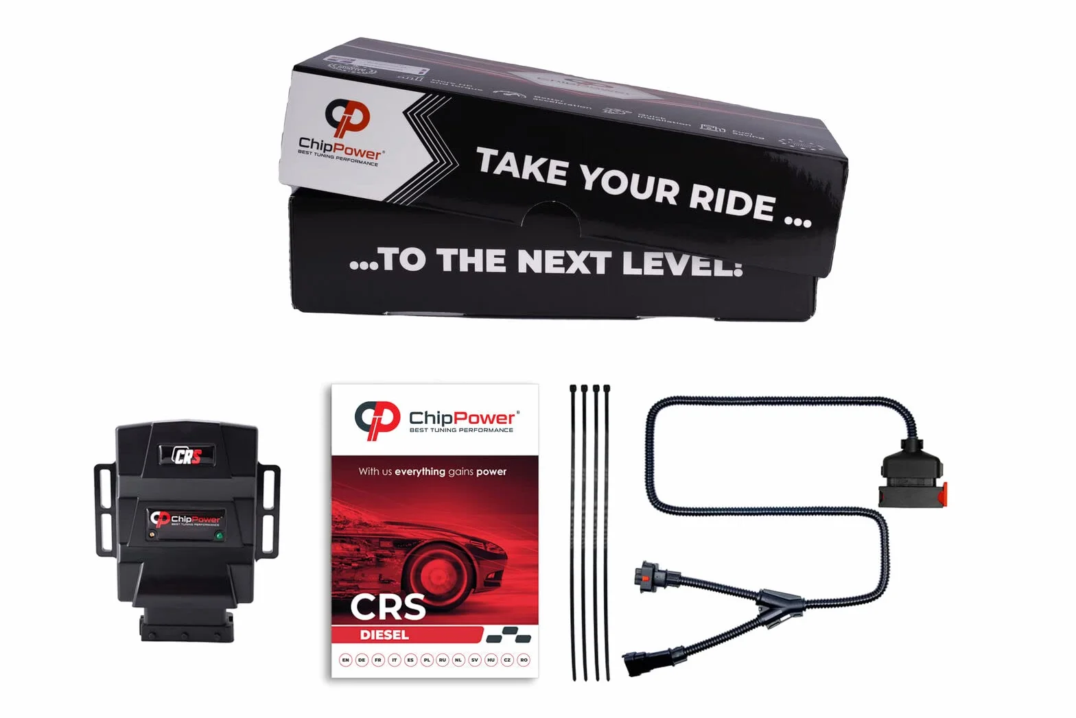ChipPower Centralina Aggiuntiva CRS all'auto per Audi A4 B8 (8K) 2.0 TDI 125 kW 170 CV 2007-2016 Tuningbox Plug&Drive Adatto Chip Tuning con Presa Individuale Diesel