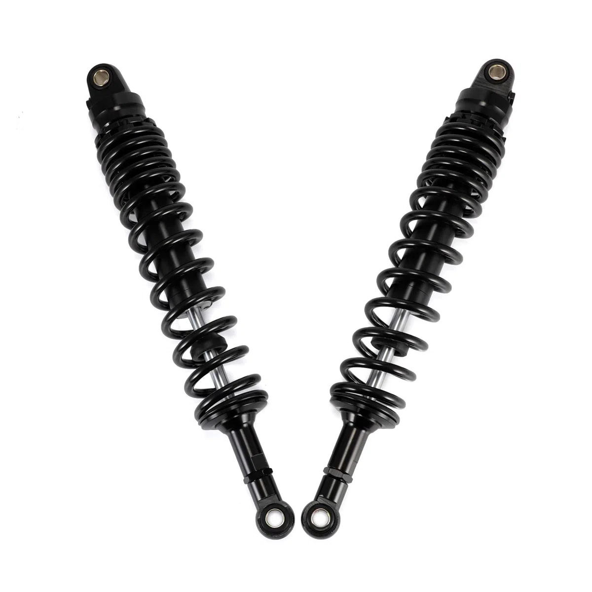 Universale Ammortizzatori Posteriori 8mm Molla Sospensione per XT500 RM370 SP500 GT550 CB700 CB400 XL185 XL125 ZRX1100 300cc Motorrad Geländefahrzeug ATV 380MM Nero