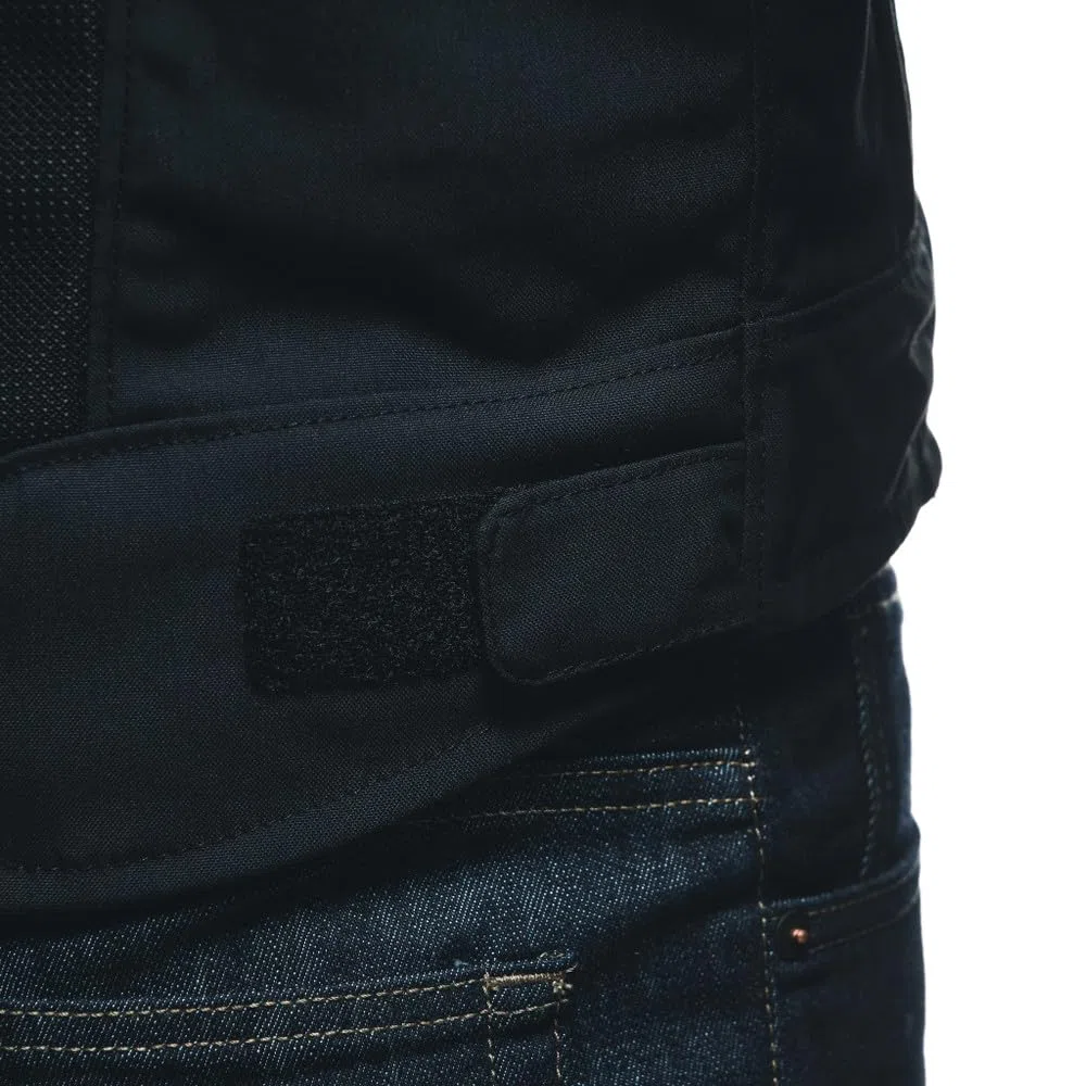 Dainese - Air Frame 3 Tex Jacket, Giacca da Moto Estiva in Tessuto, con Fodera Antivento, Nero, 48