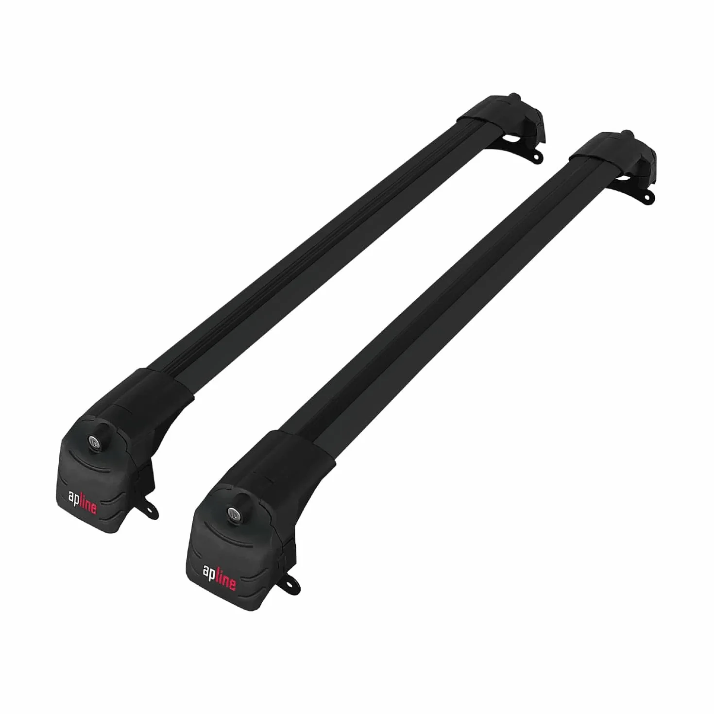 Compatibile con Jeep Compass (MP552) 2017-2025 Modello ACE-2 Barre Tetto Portapacchi Auto Barre Portatutto Nero Alluminio 2 Barre