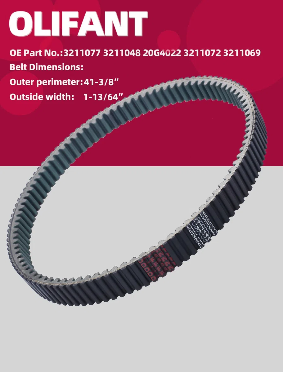 Cinghia di trasmissione per Polaris Sportsman 500 335 400 450 Scrambler 500 Ranger 500 Magnum Trail Blazer Trail Boss Big Boss Worker Xpress Xplorer Hawkeye 250 300 325 330 350 400 500 3211077 048 2