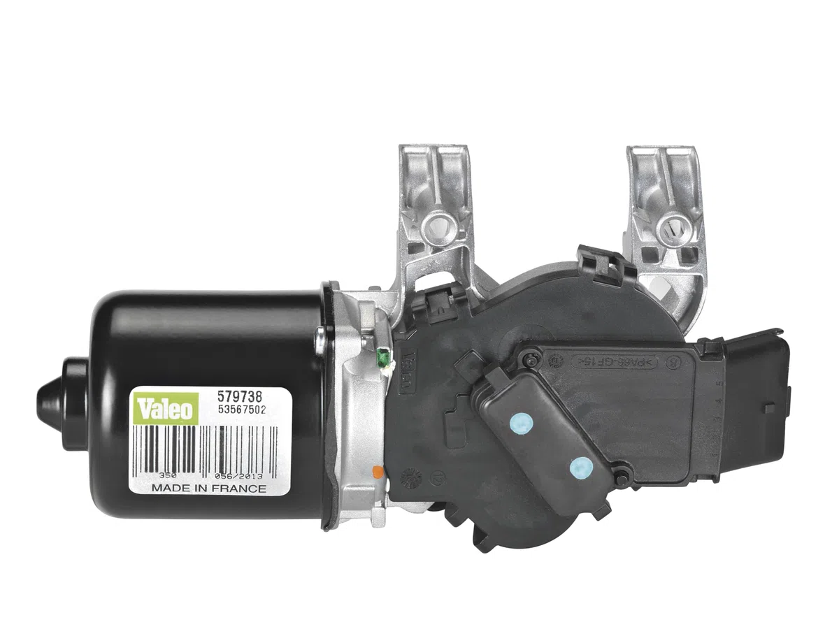 VALEO - Motorino Tergicristallo - Anteriore - 579738 - CLIO 3 (BR0,1, CR0,1) (2005-), CLIO GRANDTOUR (KR0,1) (2
