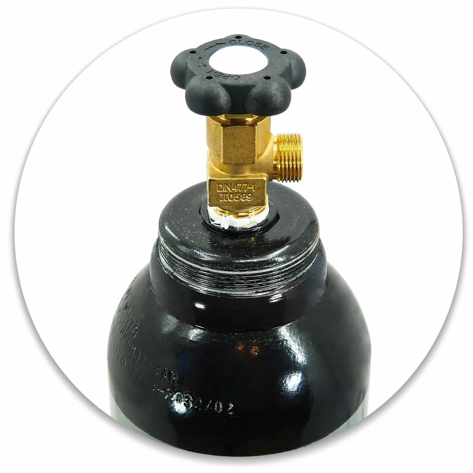 Bombola di gas azoto da 10 litri 2,0 m3 per climatizzatori, saldatura, gonfiaggio pneumatici