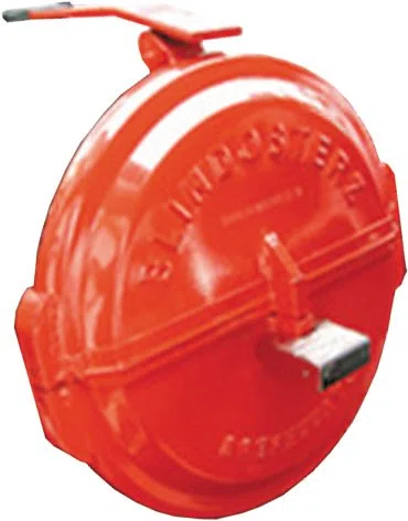 ANTIFURTO MECCANICO UNIVERSALE AUTO BLINDOSTERZ BREVETTATO ORIGINALE COMPRESO DI LUCCHETTO Rosso