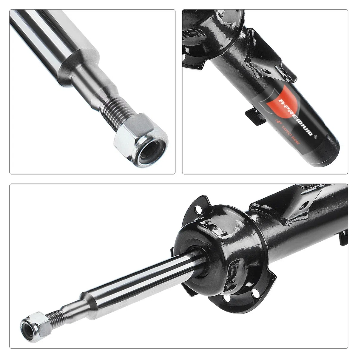 Frankberg 2x Ammortizzatori per sospensioni Ammortizzatori per telaio Anteriore sinistro destro 521mm Pressione del gas Compatibile con Serie 3 Touring E91 Serie 3 E90 Serie 3 Cabriolet E93 310982