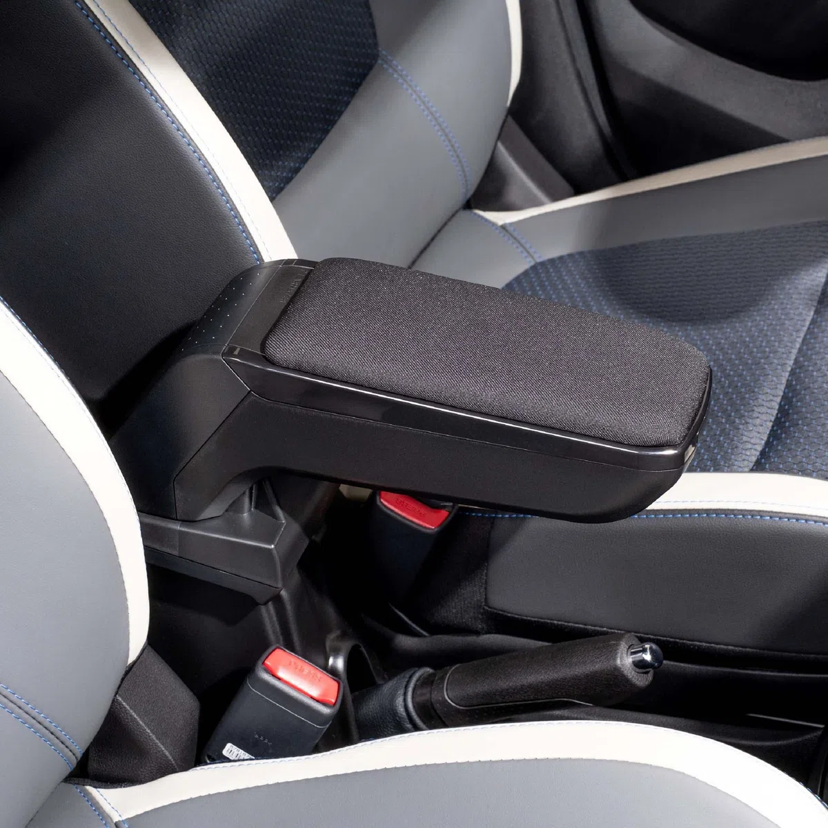 Rati Armster S Bracciolo compatibile per TOYOTA AYGO X Hibrido 2026 [tessuto, nero]