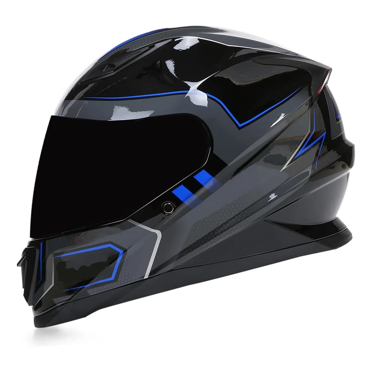 Casco Moto Integrale, Casco Moto per Uomo E Donna Casco Integrale Omologato DOT/ECE, Casco Moto da Strada con Visiera Casco Moto