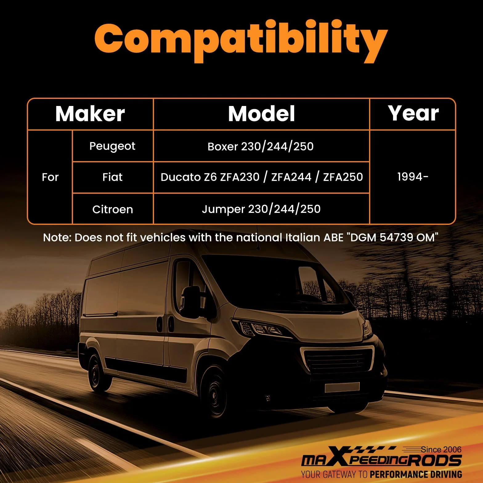 maXpeedingrods Kit Sospensioni Pneumatiche Compressore per Fiat Ducato 230 244 250, per Citroën Jumper, per Peugeot