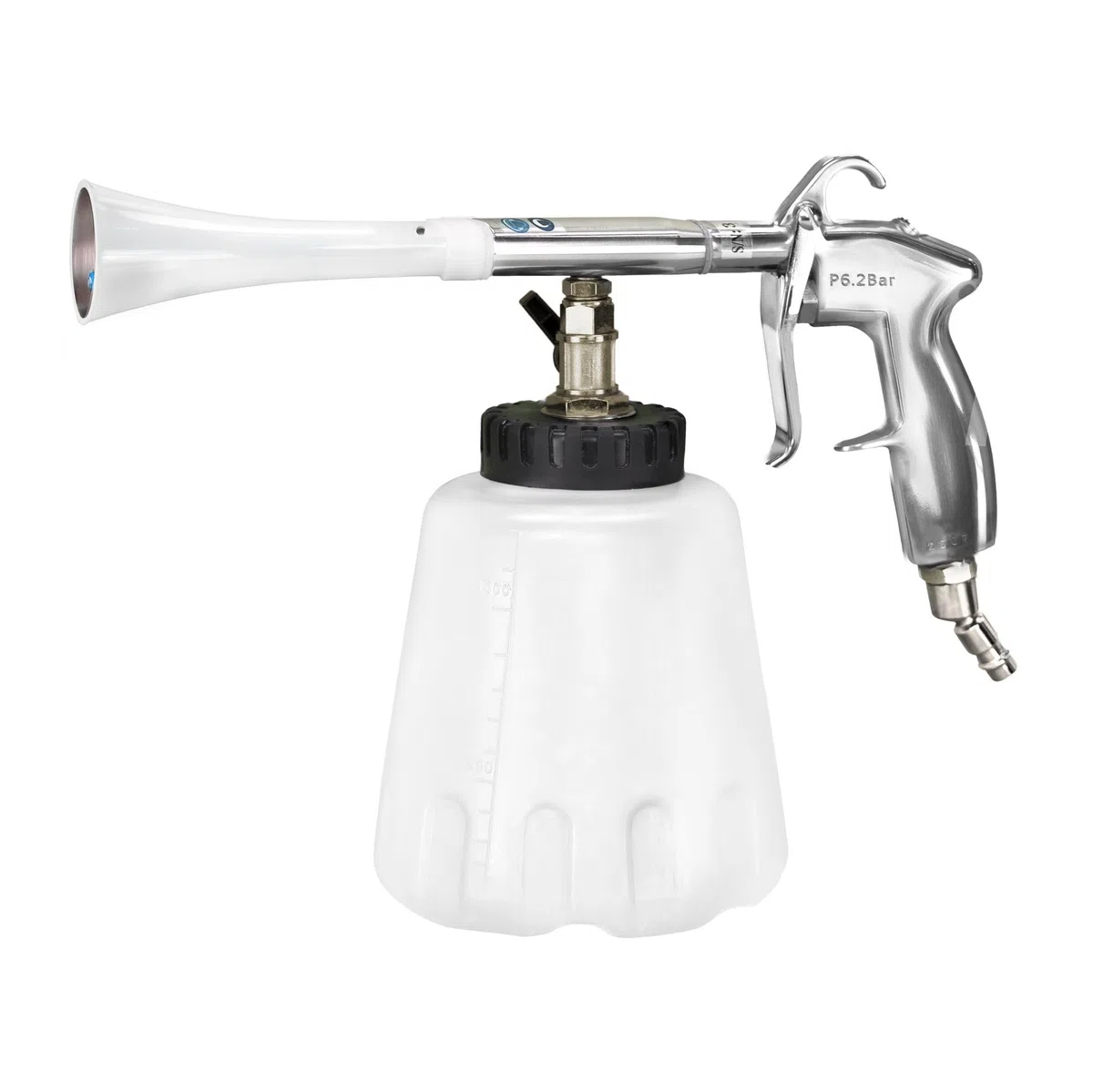 BenBow Pistola ad Aria compressa PRO Blue Storm – Molto Durevole, Robusta – per Una Pulizia approfondita e Senza Contatto: Auto, Camion, Bus, Imbottiti – Anche per soffiaggio