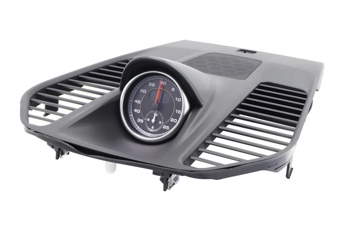 Sport Cronometro Cronometro Pannello per Porsche 911 991 2013-2019, Copertina nera e orologio nero