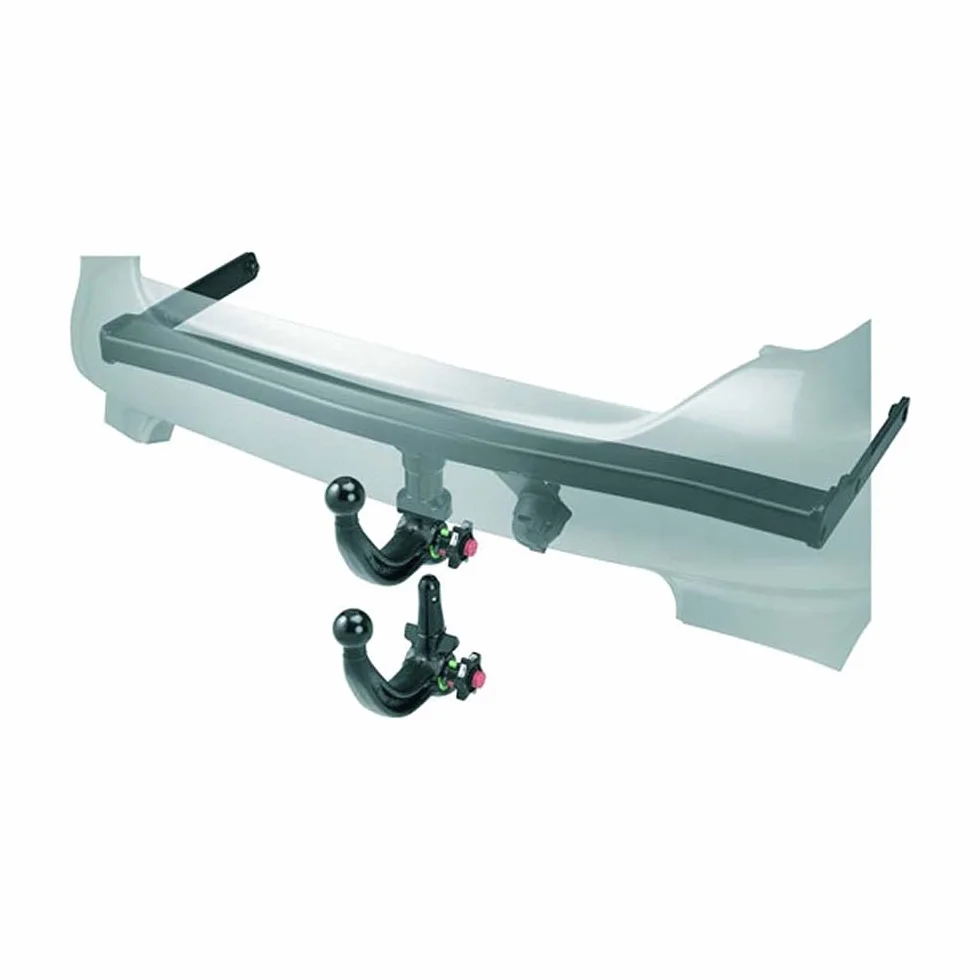 Westfalia Gancio Traino Rimovibile per Fiat 500 X, da 09/2014, Jeep Compass, da 12/2016, Jeep Renegade, da 07/2014, Adatto anche per Modelli Ibridi, 4xe, AdBlue e Cross