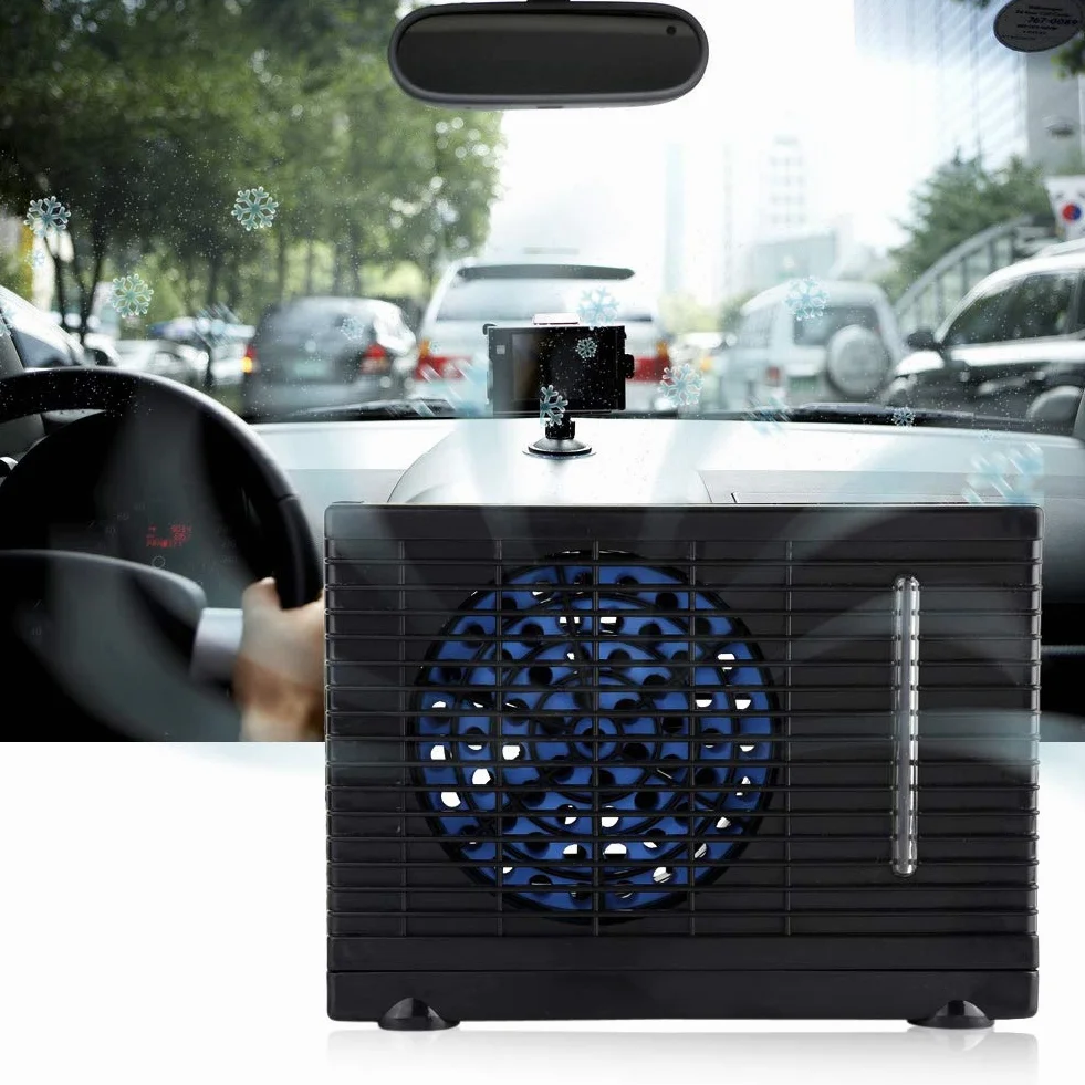 Ventilatore di raffreddamento ad acqua evaporativo portatile del camion dell'automobile di 12V