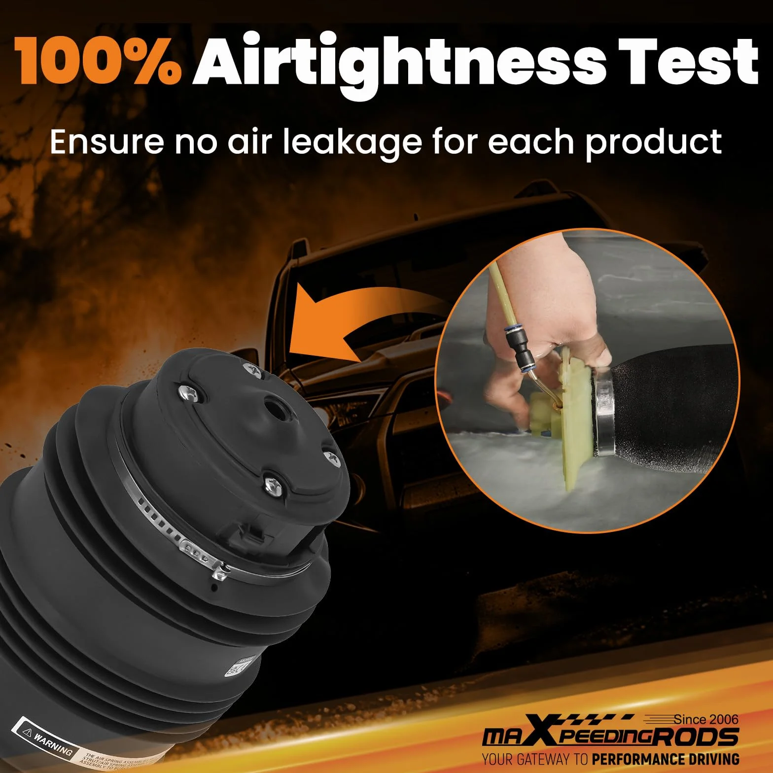 maXpeedingrods Sospensioni Pneumatiche Posteriore Air Strut Bag per Mercedes-Benz S211 2PIN