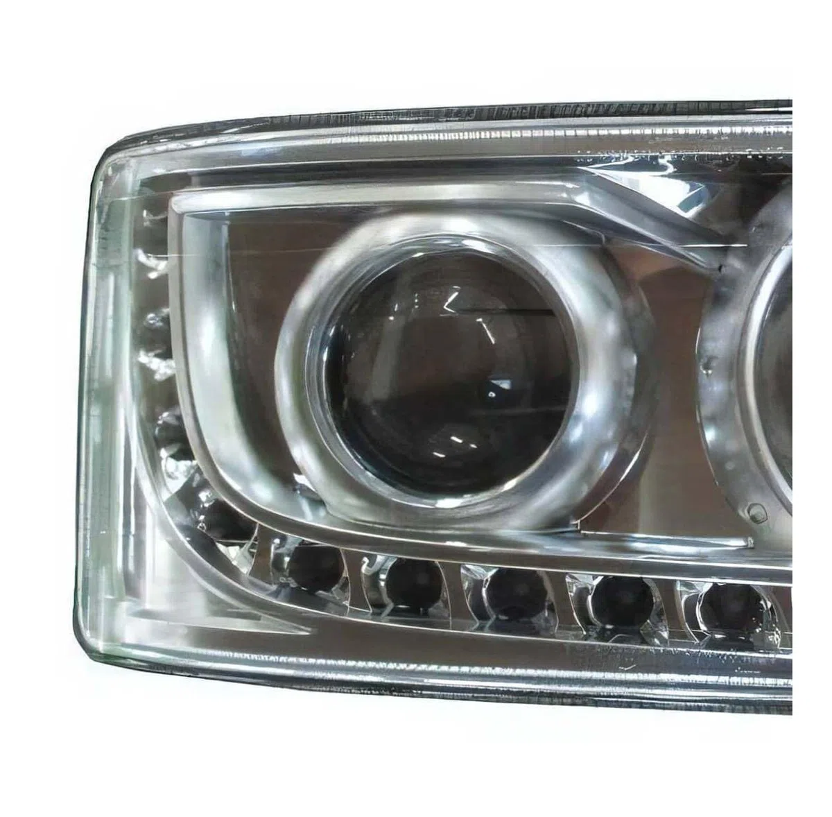 Fanale realizzato per Iveco STRALIS 2013> Destro H7 a LED regolaz. manuale con Centralina +Luce diurna a LED 5801745452