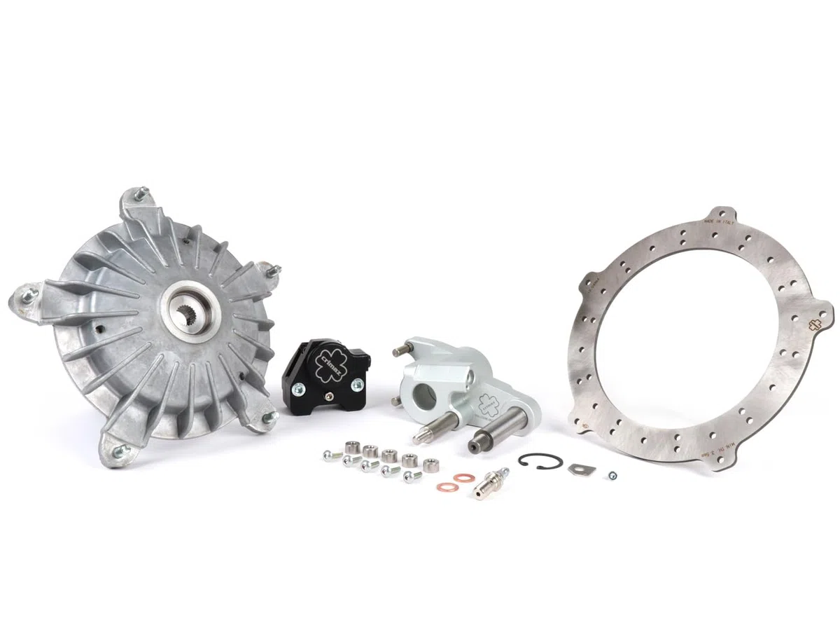 Kit Freno a disco Anteriore nero CRIMAZ 2.0 per Vespa 50 special n l r Primavera PK
