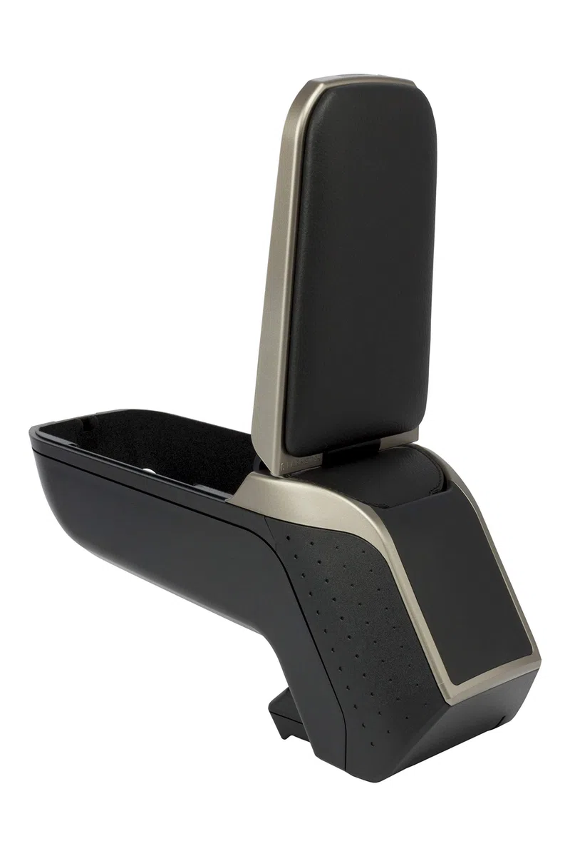 Bracciolo specifico nero/grigio Armster 2 per Nissan Juke f15 (2010-), con vano portaoggetti e ripiegabile