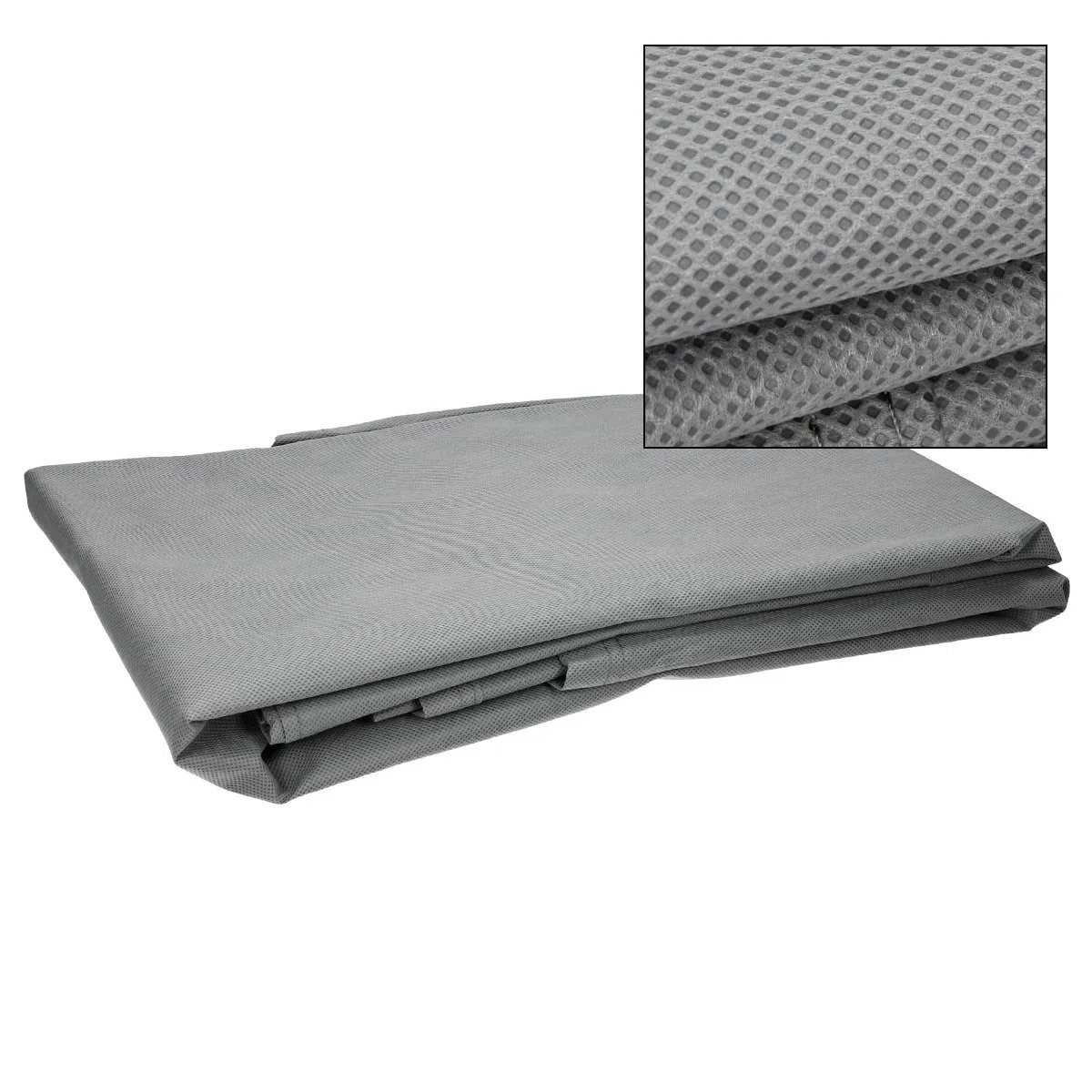 ECD Germany Supporto Hardtop Carrello Porta Hard Top Tettuccio per Auto Convertibile - Acciaio - Bianco - 75 x 52 x 93 cm Supporto Rigido Capote con Telo di Copertura XXL con 4 Ruote di Bloccaggio