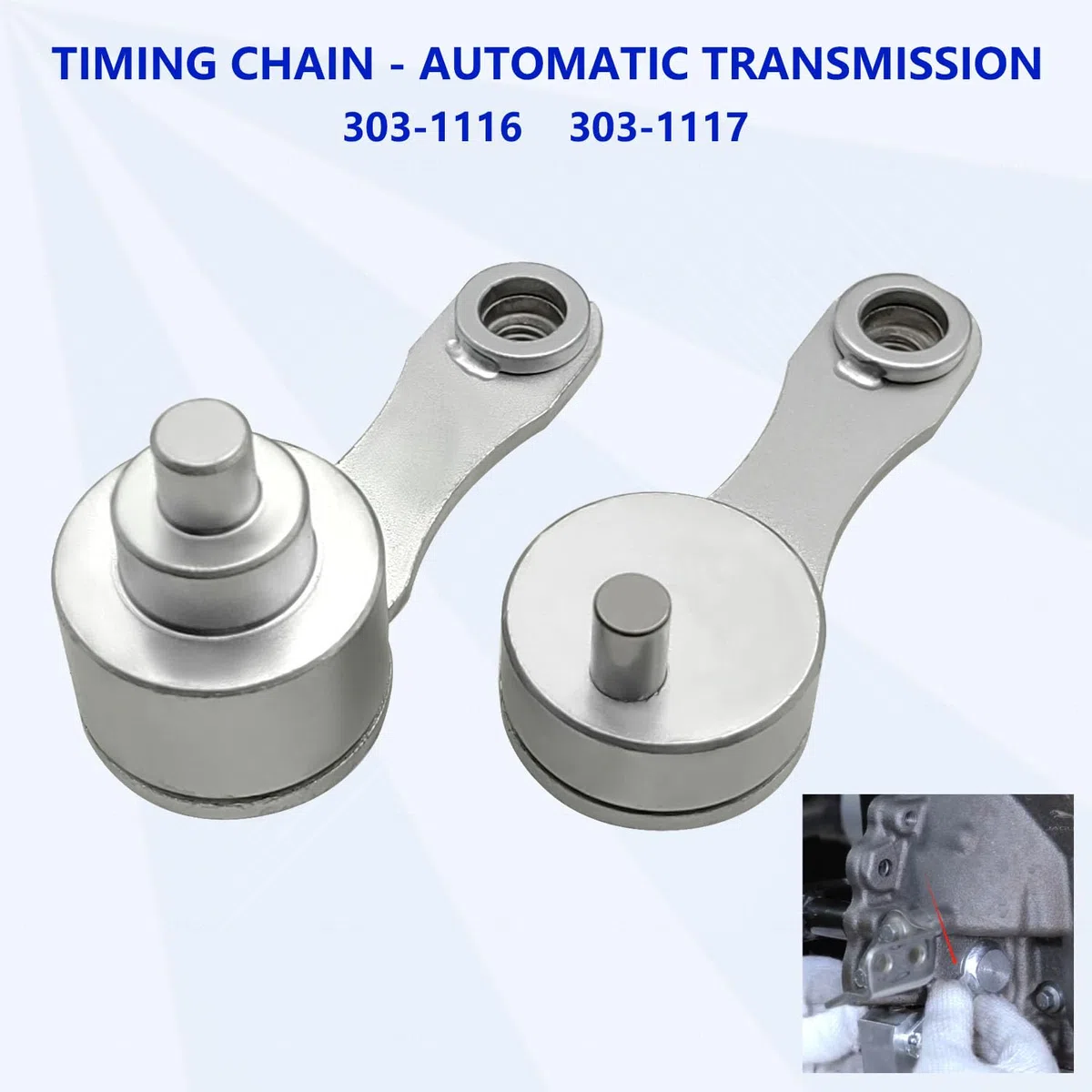 ZKTOOL Strumenti di Bloccaggio di Allineamento dell'Albero a Camme del Motore, Compatibile con Land Rover Range Rover Jaguar 2.7 3.0 5.0 V6 306DT, Catena di Distribuzione, 303-1116, 303-1117