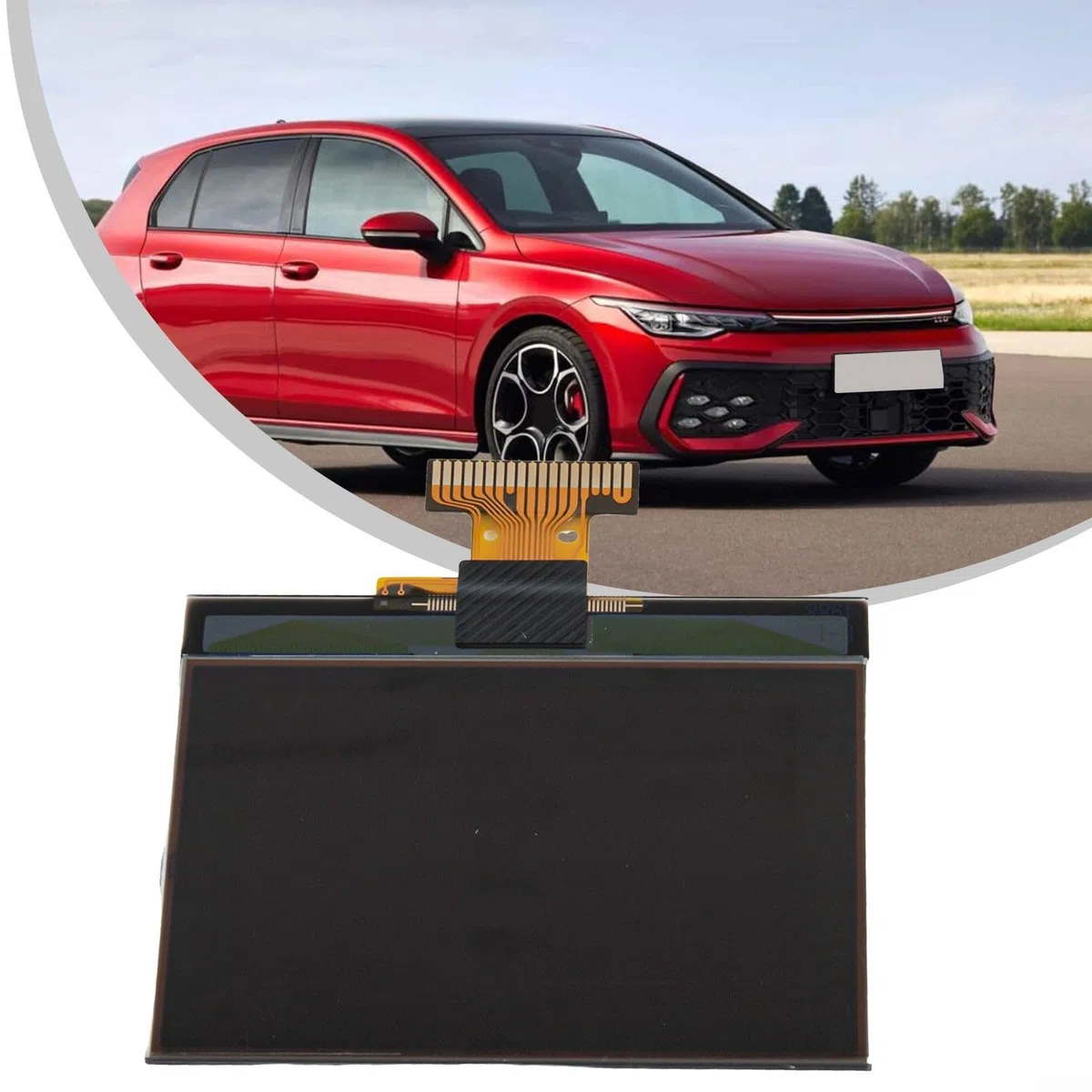 Display LCD di ricambio per Golf 5 per Passat 3C per Jetta 1K 1F 137 Seat Alhambra Per Skoda Superb II con Parte 1TD920862