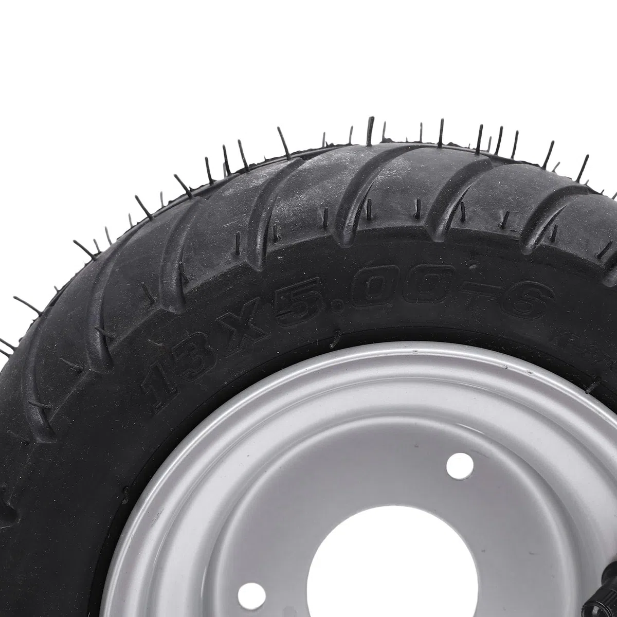 13x5.00-6 13/5.00-6 Pneumatico 6 pollici Antiscivolo e gruppo ruota con cerchione per ATV Quad Off Road Go Kart Cart Mini tosaerba