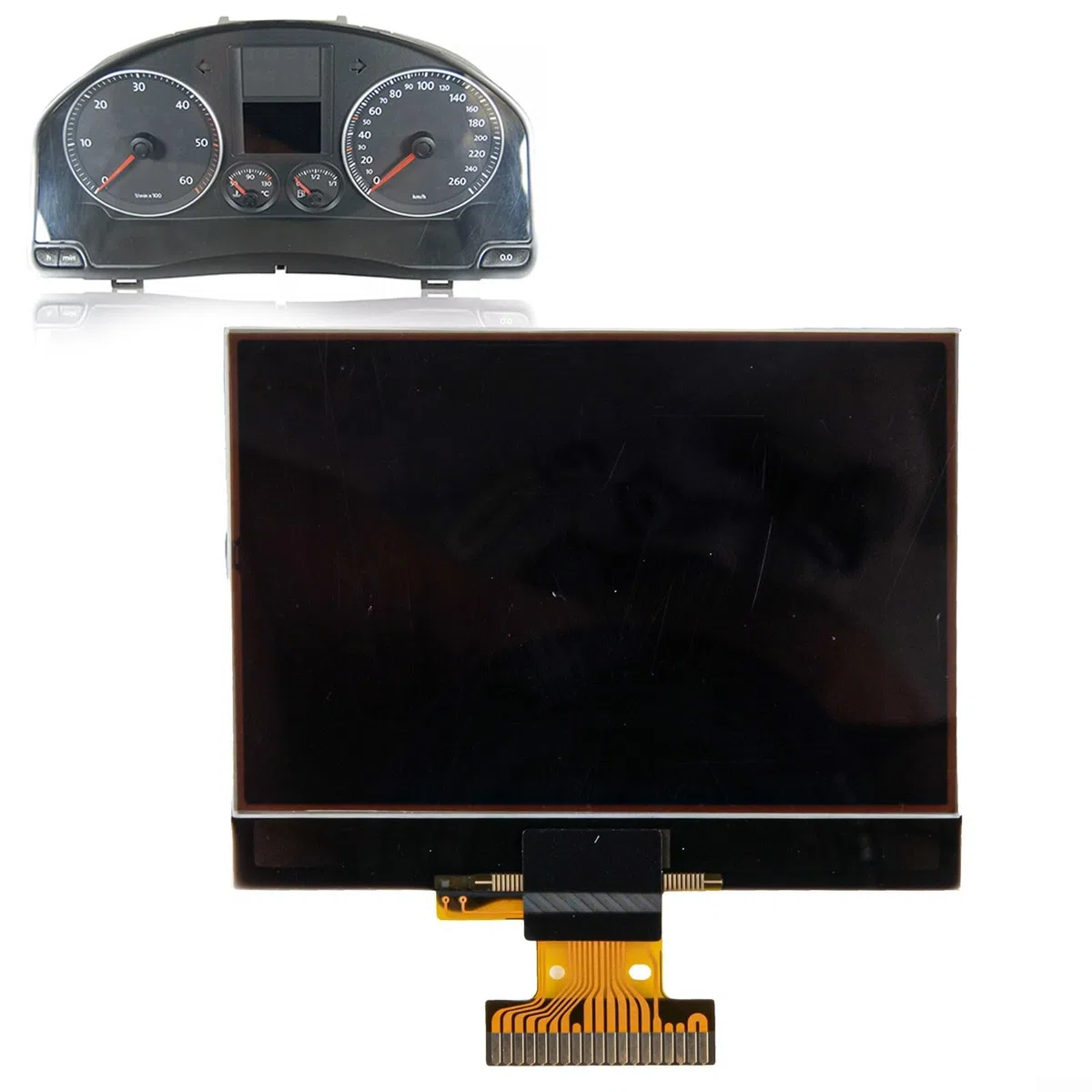 Display LCD di ricambio per Golf 5 per Passat 3C per Jetta 1K 1F 137 Seat Alhambra Per Skoda Superb II con Parte 1TD920862