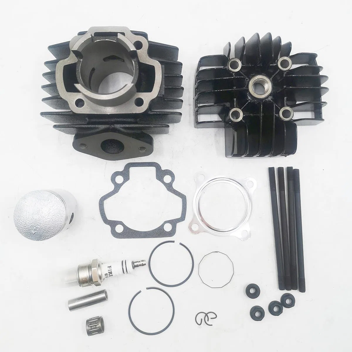 Kit guarnizione testa pistone cilindro adatto per Yamaha per PW 50 PW50 QT QT50 60CC KIT BIG BORE SET CILINDRO PISTONE GUARNIZIONE TESTA