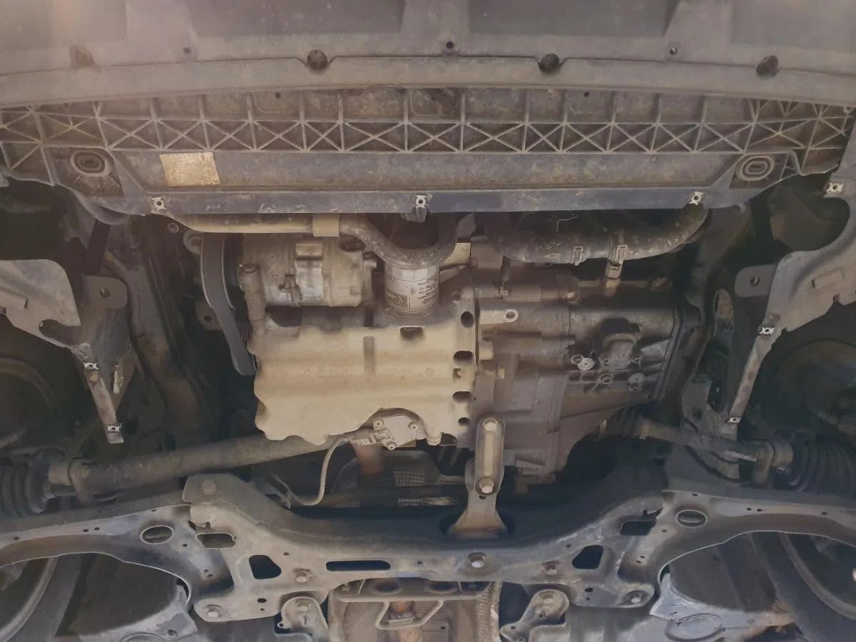 Protezione motore in metallo compatibile con Seat Ibiza.